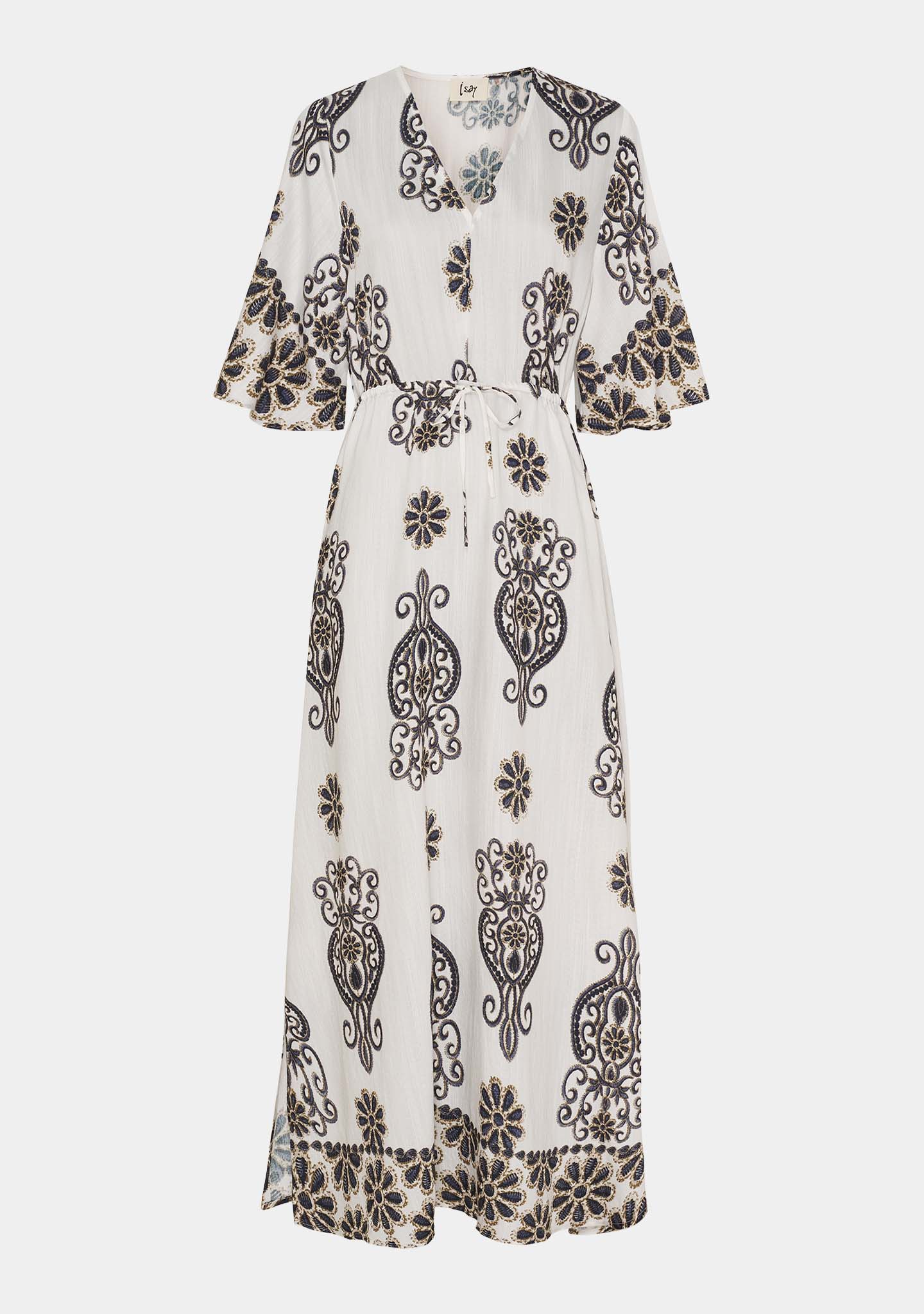 Ane Long Dress - Summer Border Print - Image 3