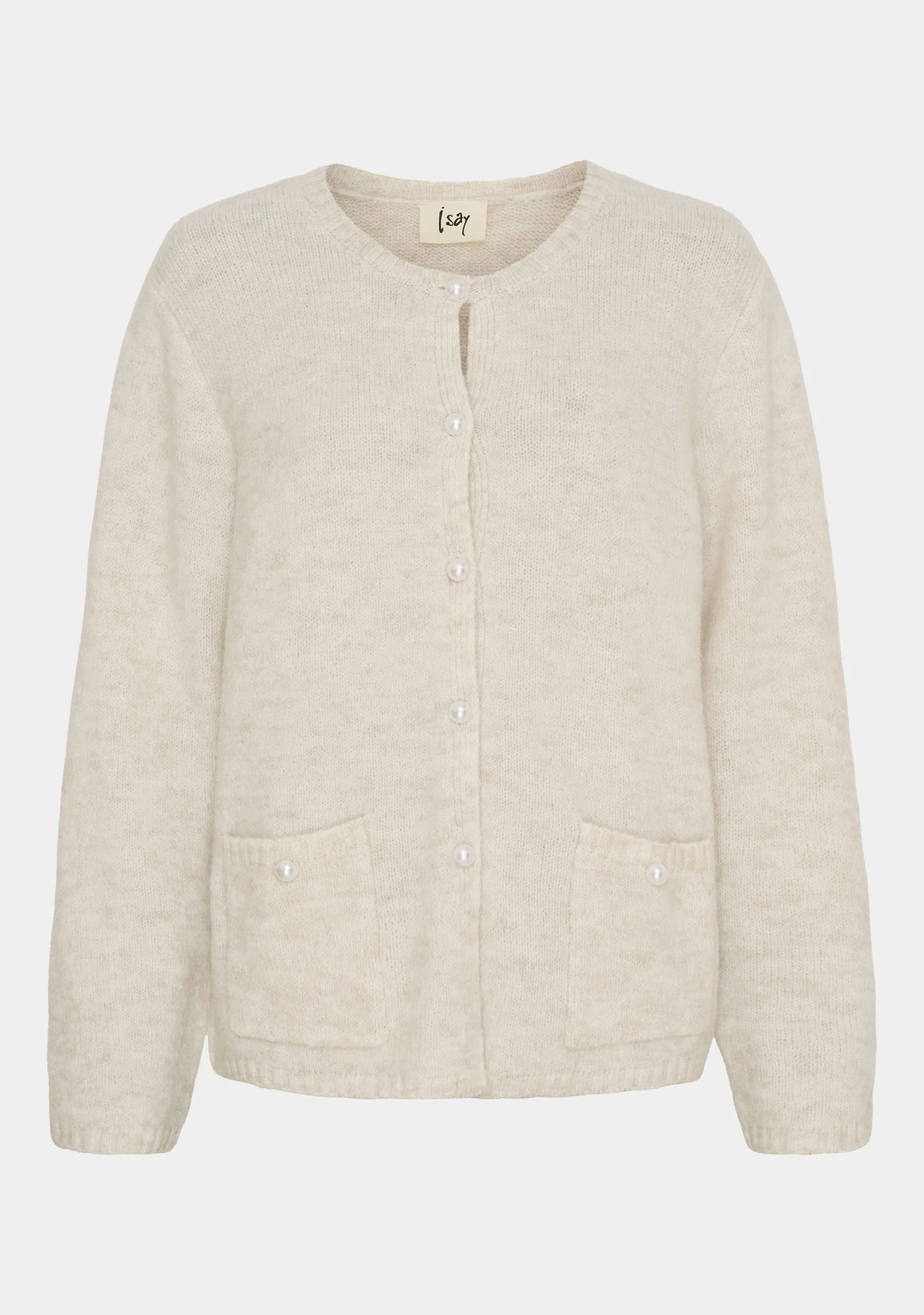 Anna Classic Cardigan - Broken White