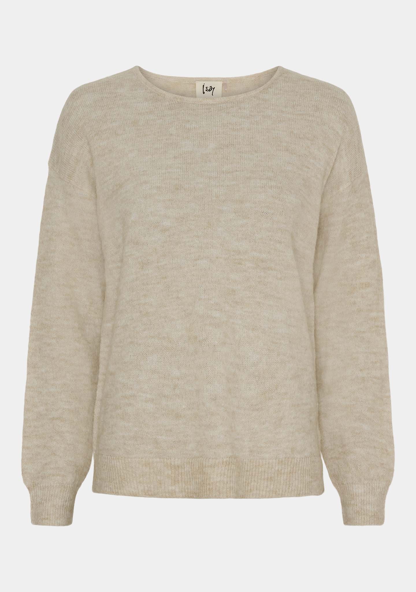 Anna Classic Pullover - Sand Melange - Image 5