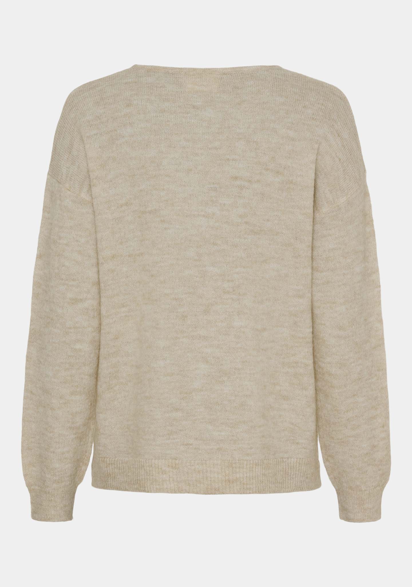 Anna Classic Pullover - Sand Melange - Image 6