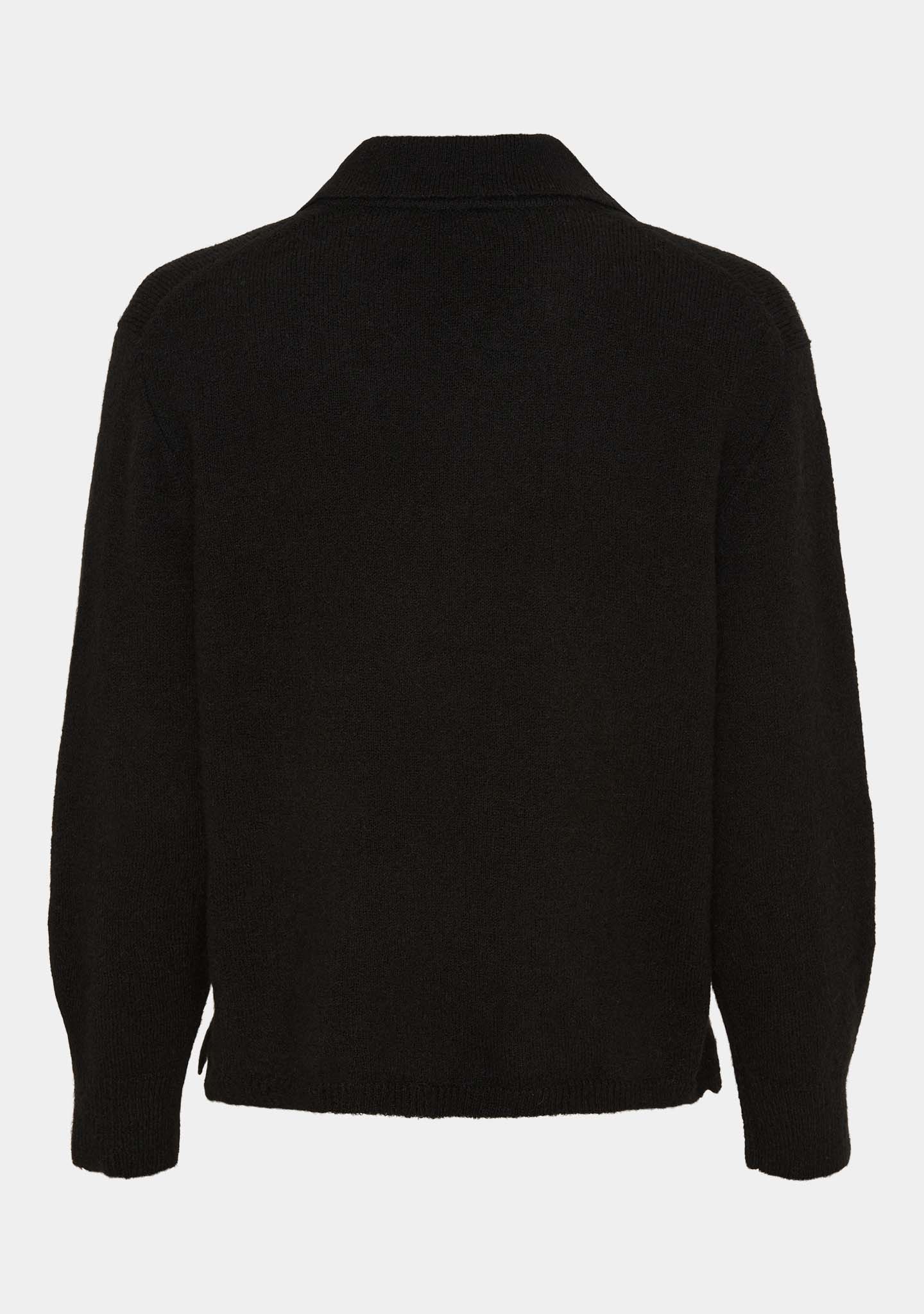 Anna Colar Cardigan - Black - Image 6