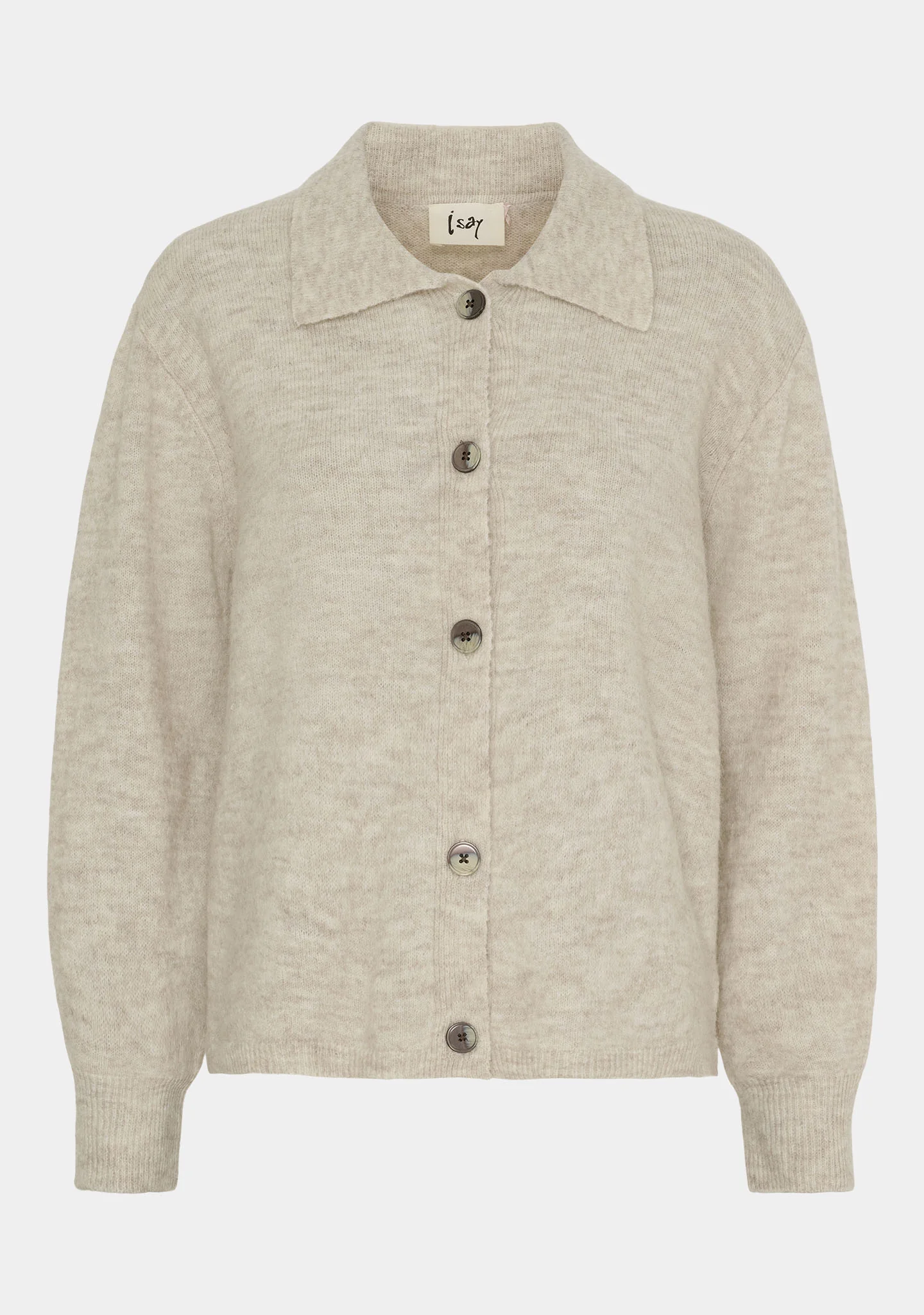 Anna Colar Cardigan - Smokey - Image 6