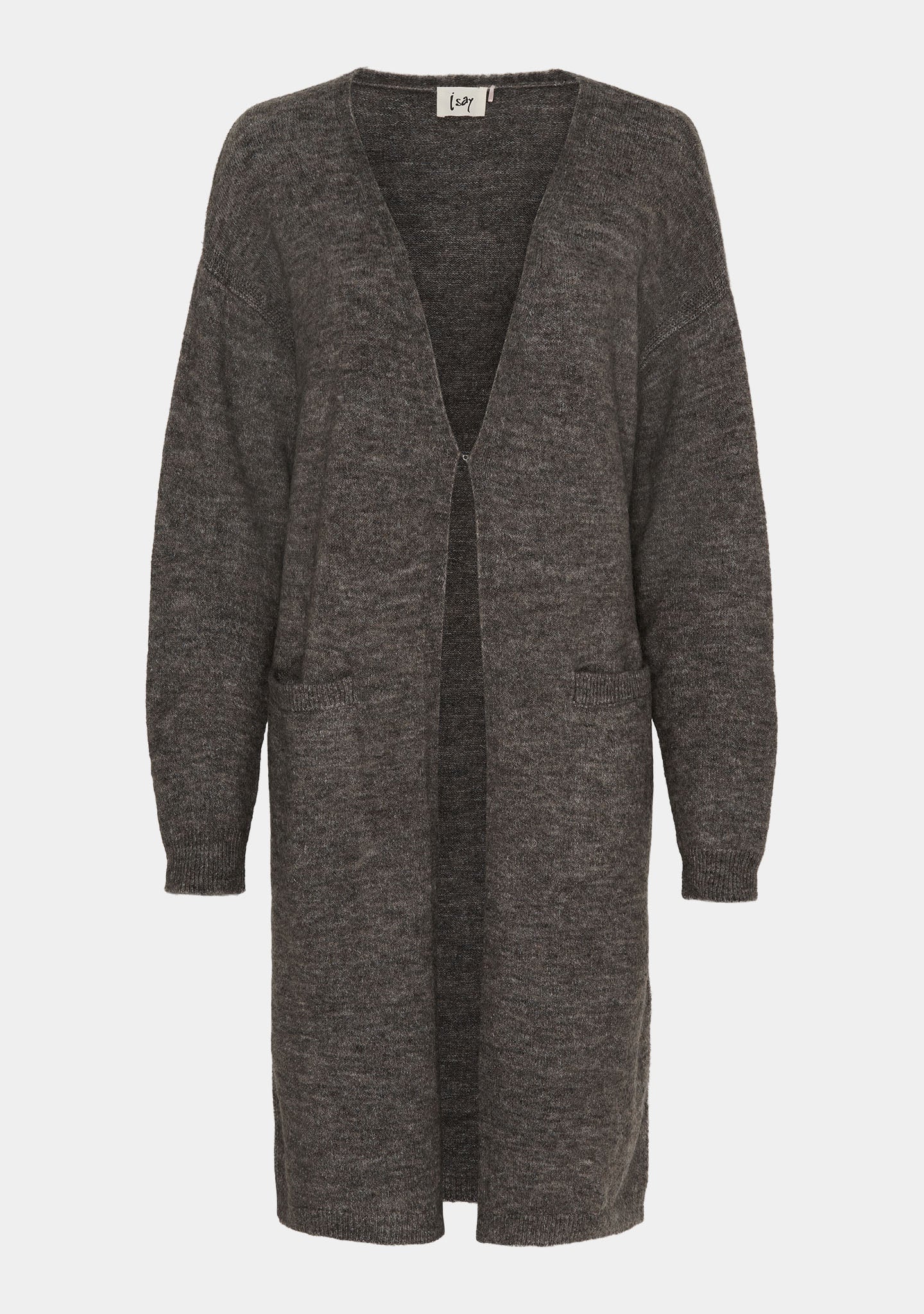 Anna Long Cardigan - Mole Melange - Image 4