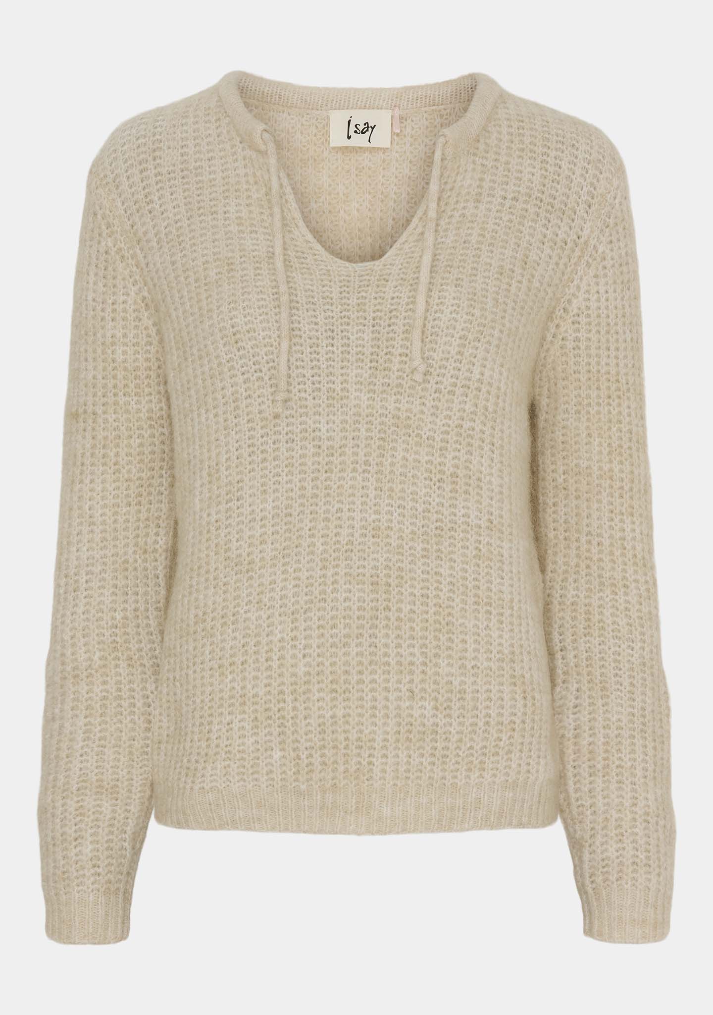 Anna String Pullover - Sand Melange - Image 6