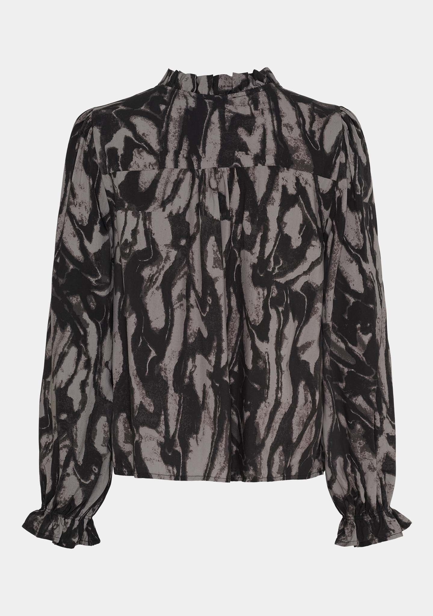 Annica Flounce Blouse - Greyish - Image 3