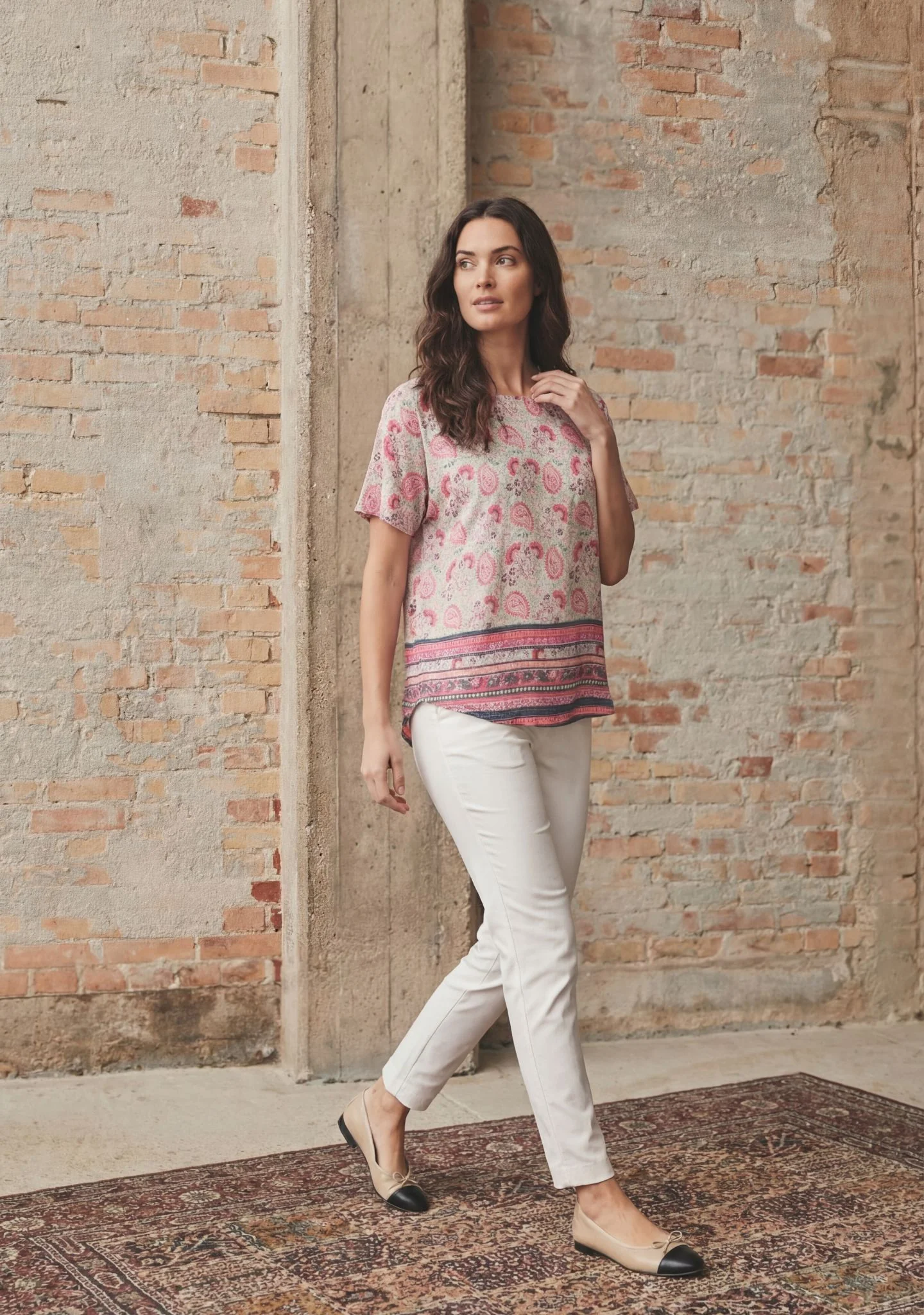 Annica s/s Blouse - Summer Paisley - Image 3