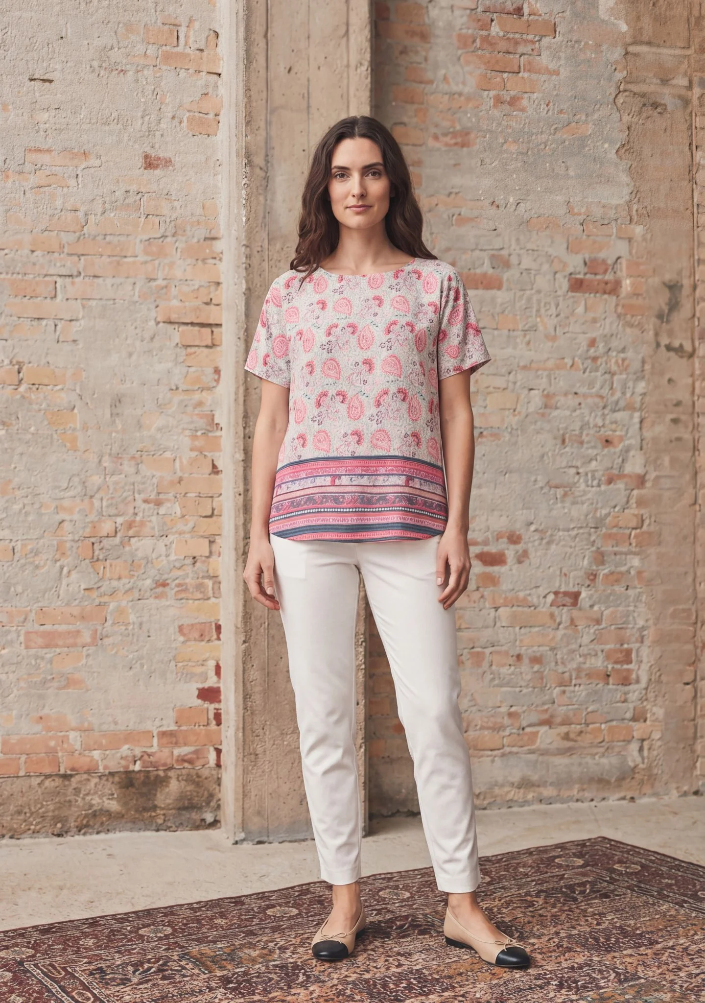 Annica s/s Blouse - Summer Paisley - Image 4