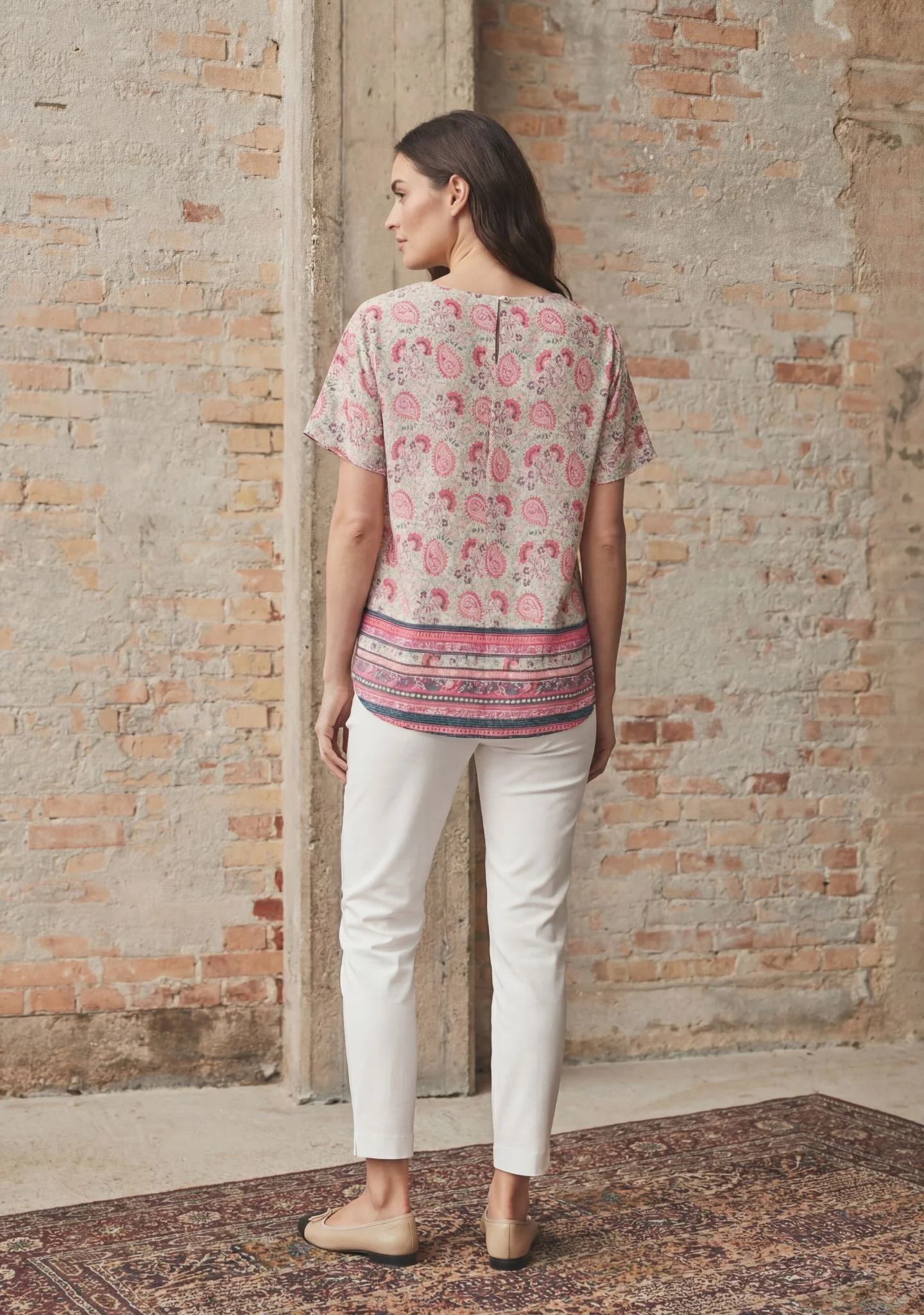 Annica s/s Blouse - Summer Paisley - Image 5