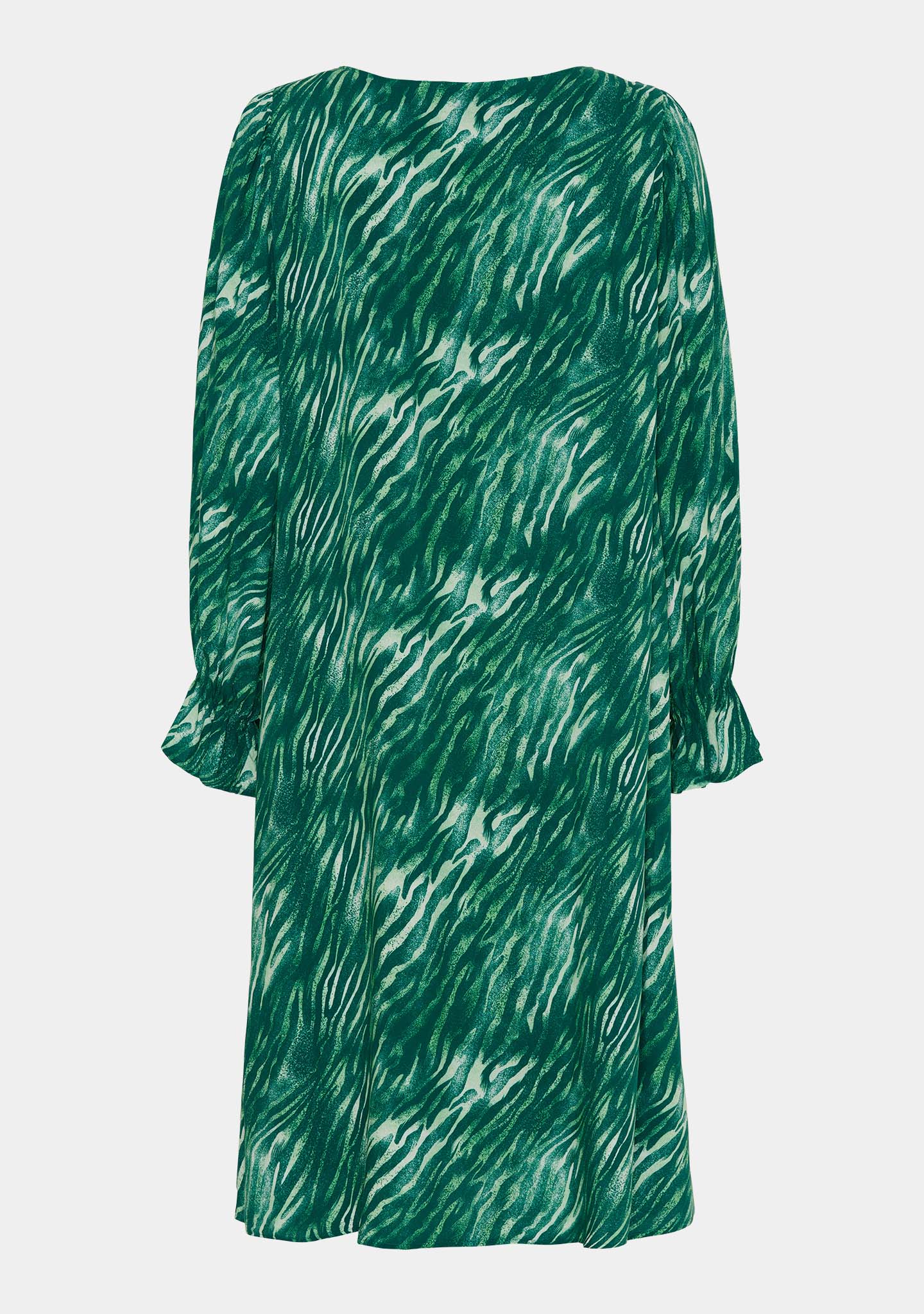 Annica V-Neck Dress - Green Float - Image 6