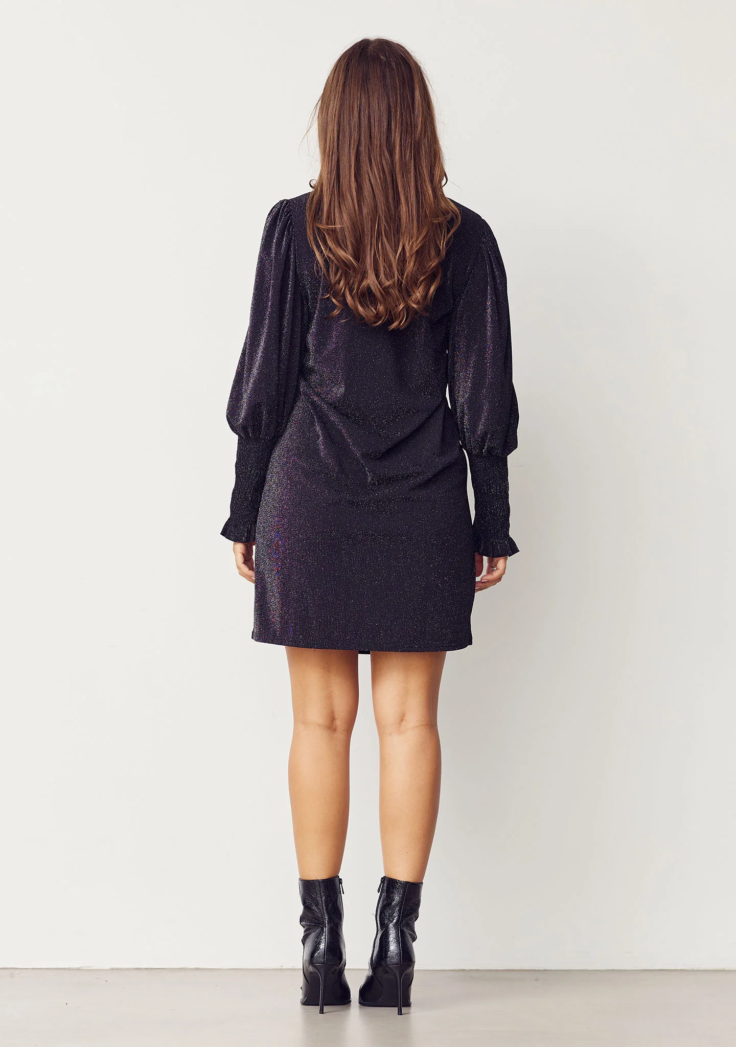 Barbel Dress - Black w/Silver - Image 3