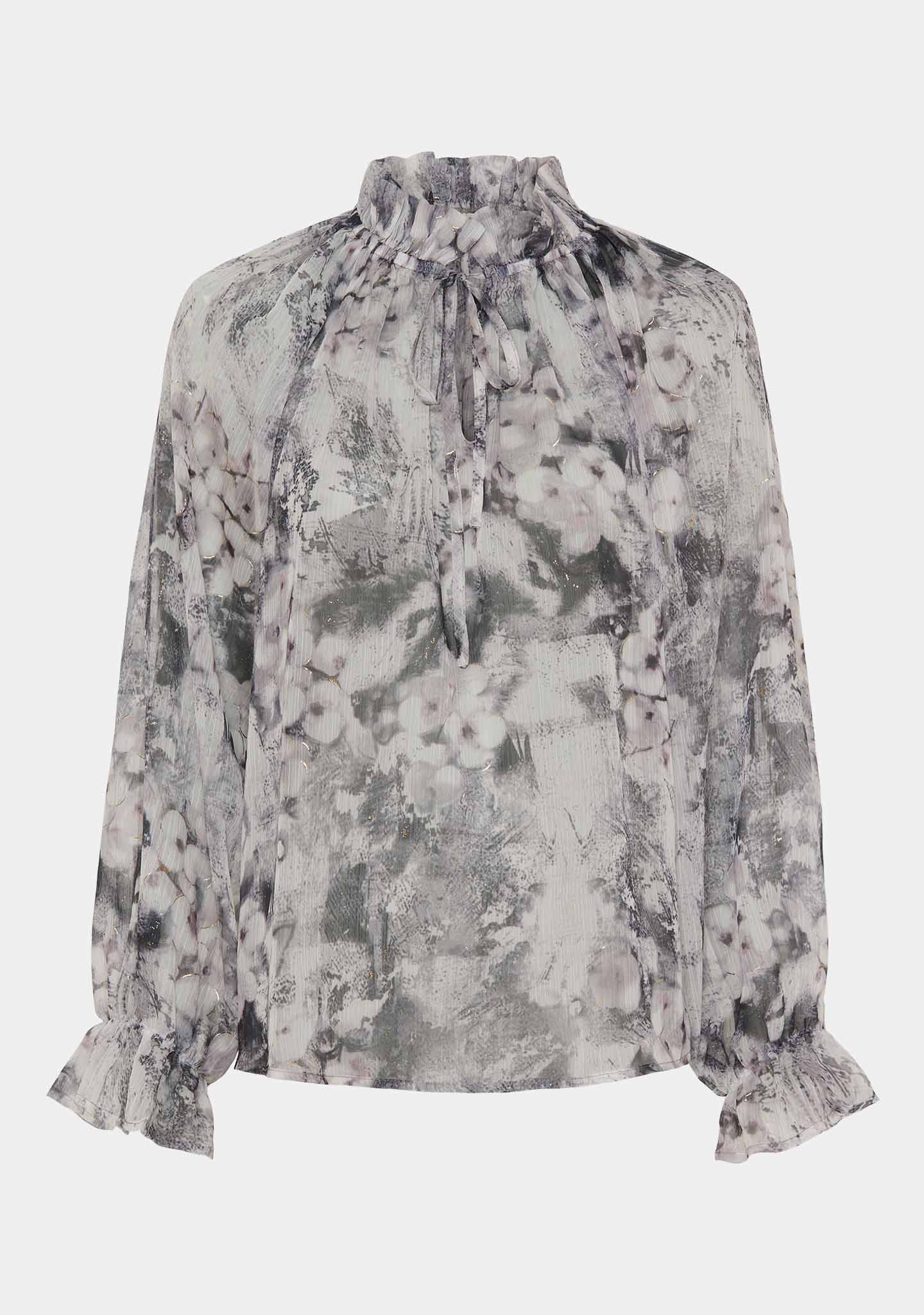 Beate Blouse - Golden Grey - Image 4