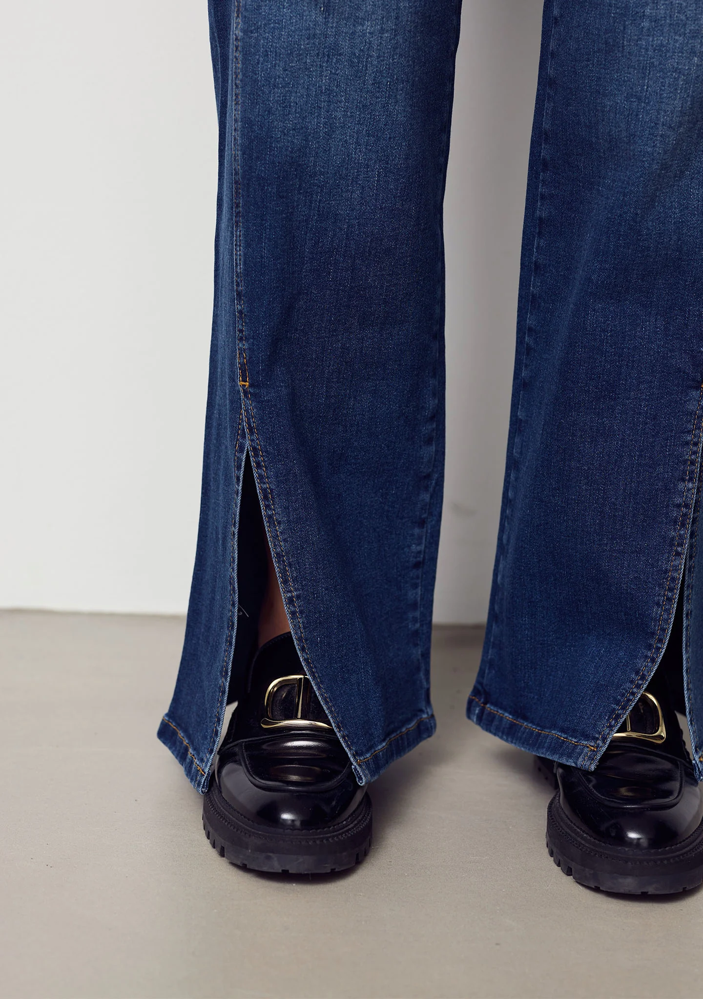 Bologna Split Jeans - Dark denim - Image 4