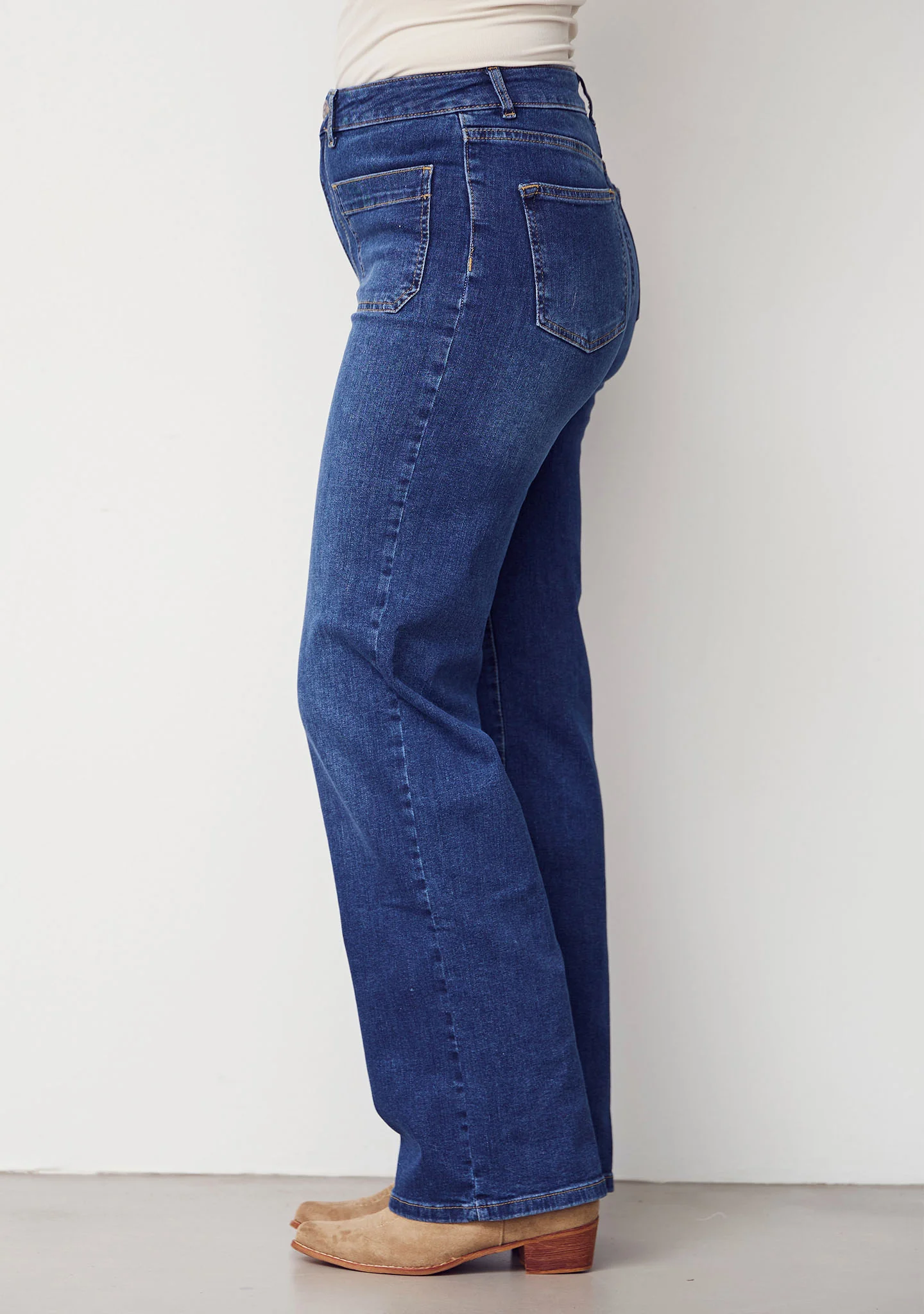 Bologna Wide Jeans - Dark denim - Image 2