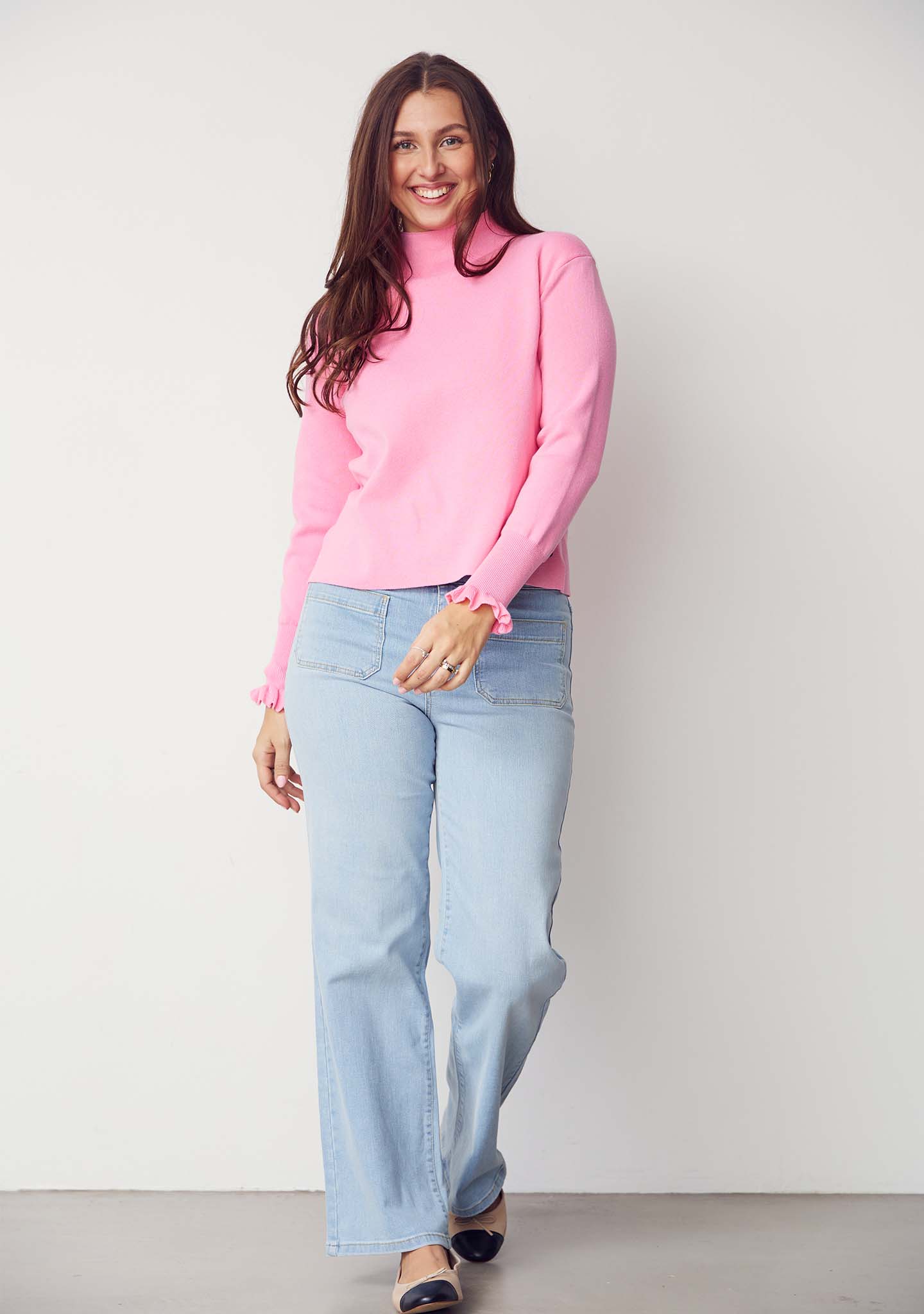 Bologna Wide Jeans - Light Denim - Image 5