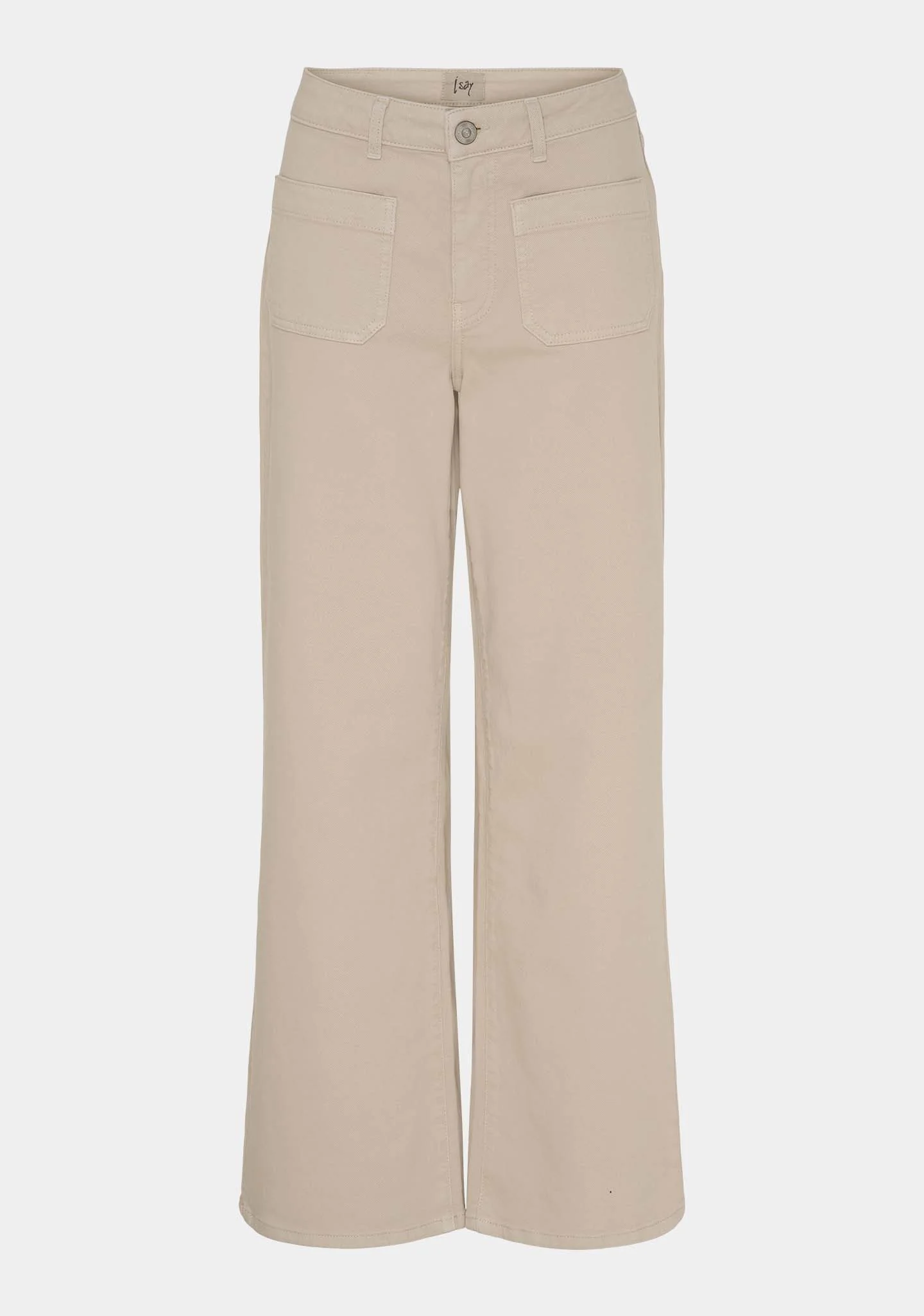 Bologna wide Twill Pant - Dark Sand - Image 6