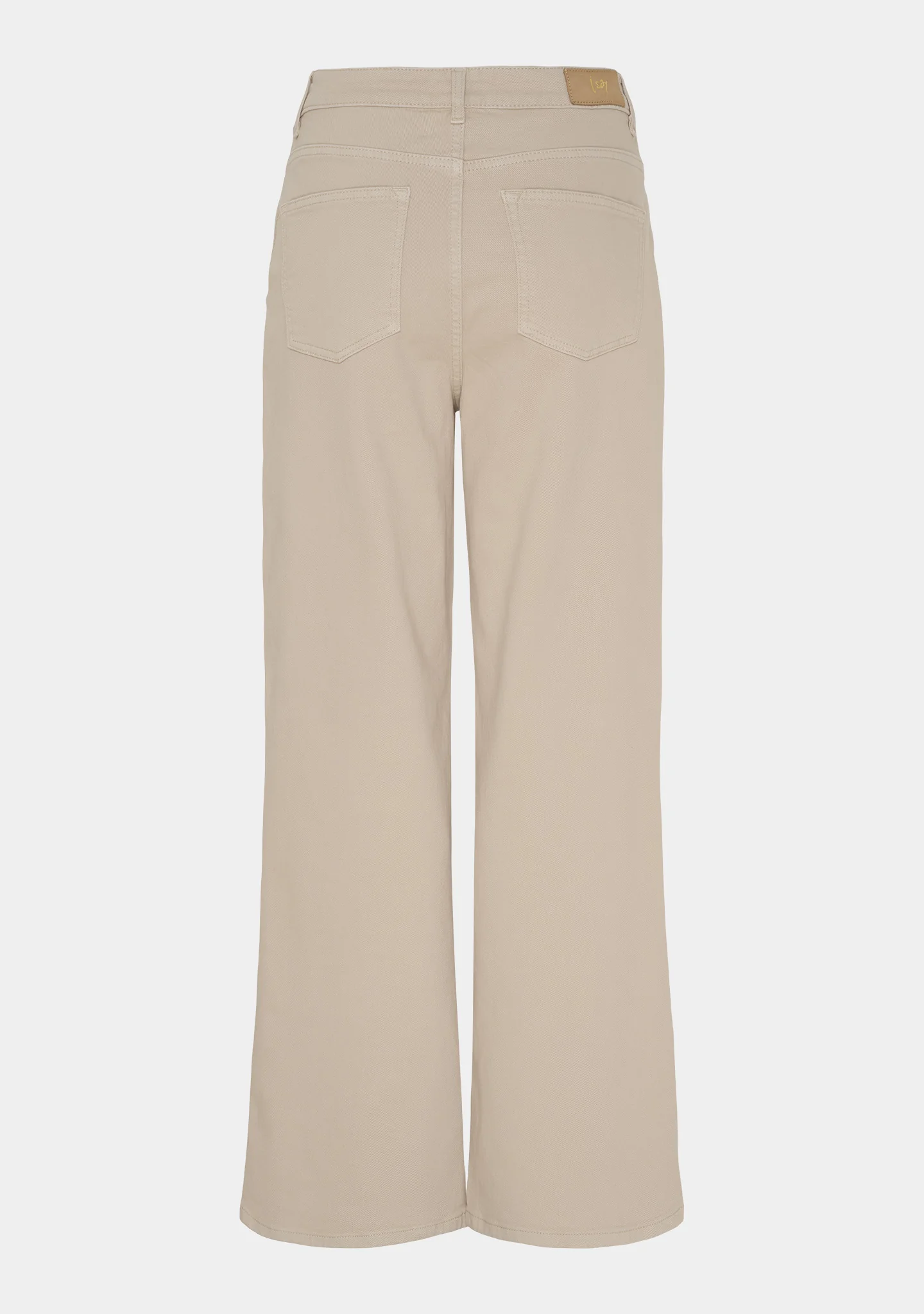 Bologna wide Twill Pant - Dark Sand - Image 7