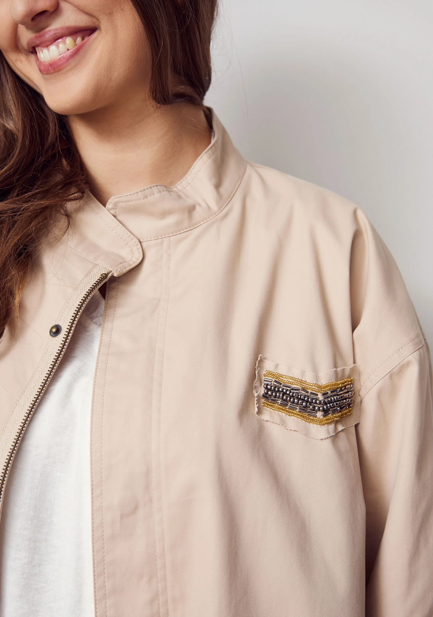 Botelle Jacket - Dark Sand - Image 5