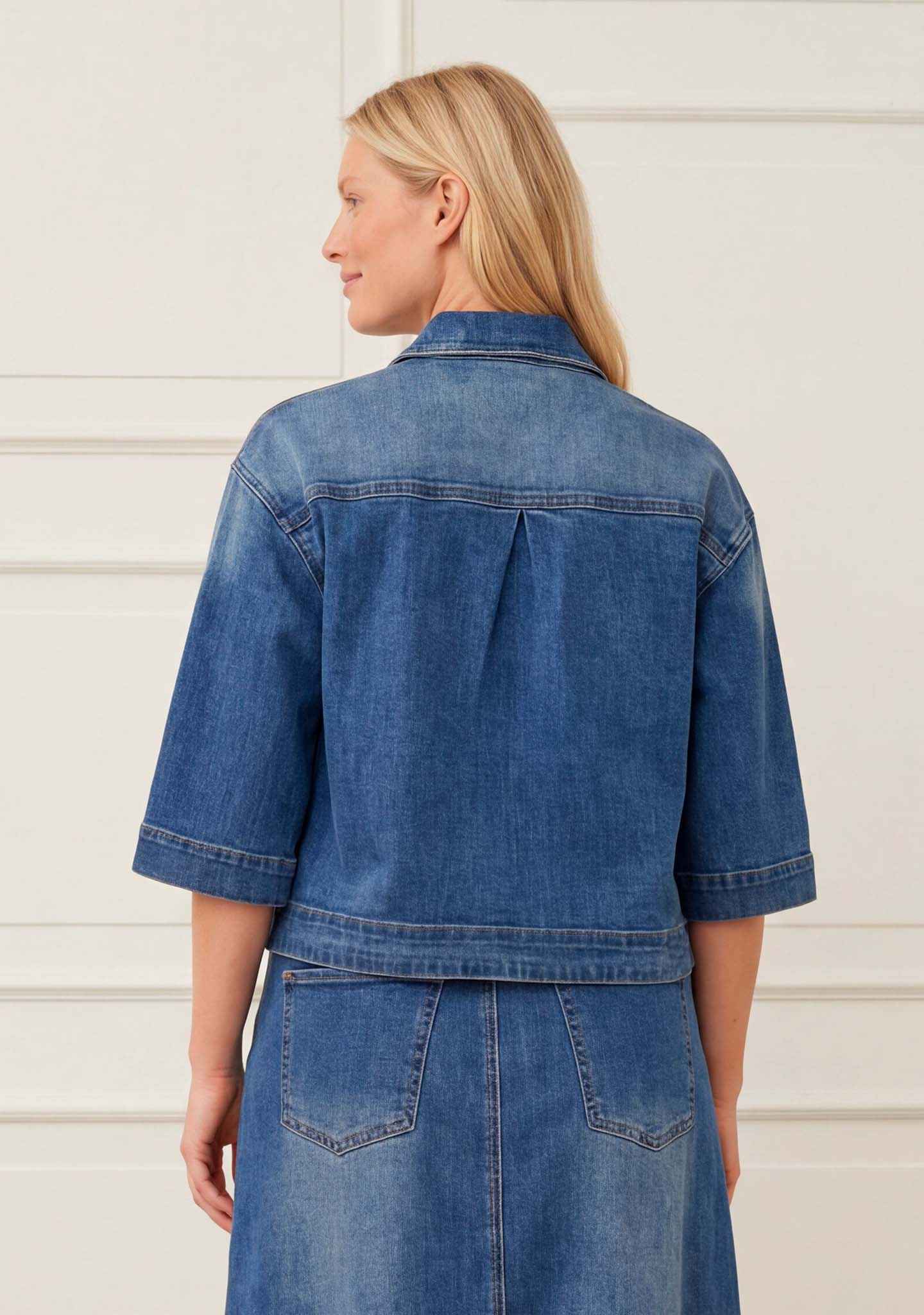 Carpi Denim Jacket - Basic Denim Wash - Image 3