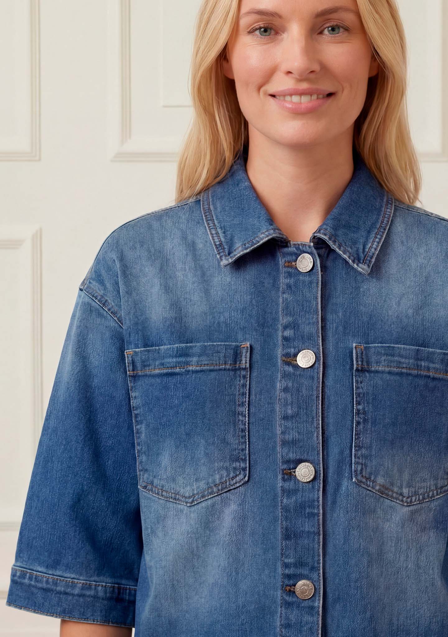 Carpi Denim Jacket - Basic Denim Wash - Image 4