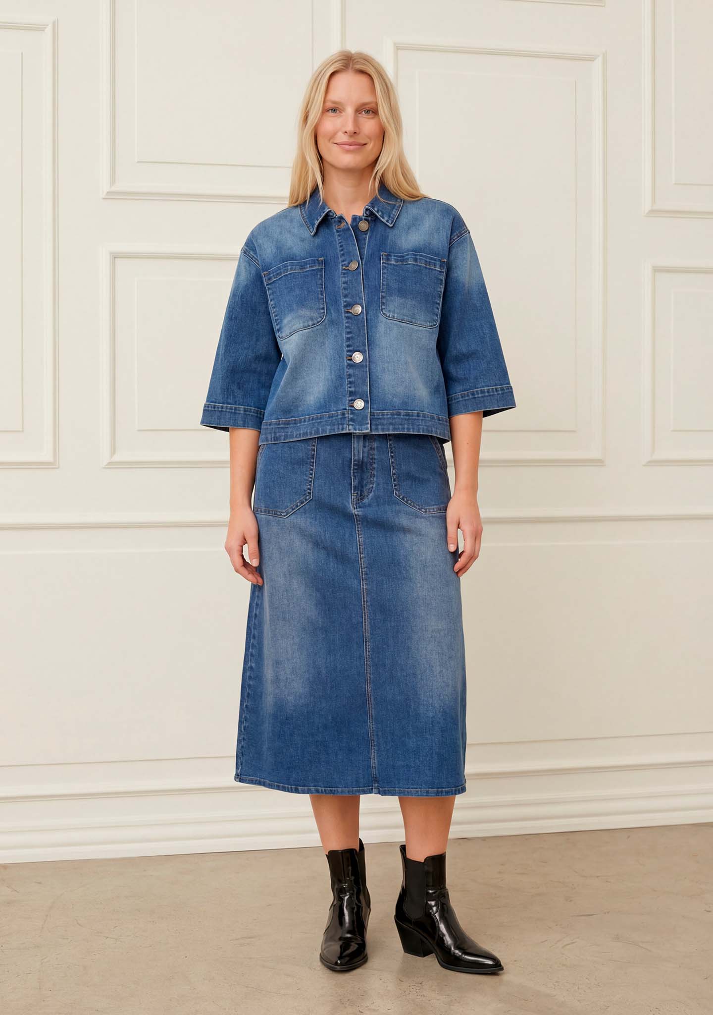 Carpi Denim Jacket - Basic Denim Wash - Image 5