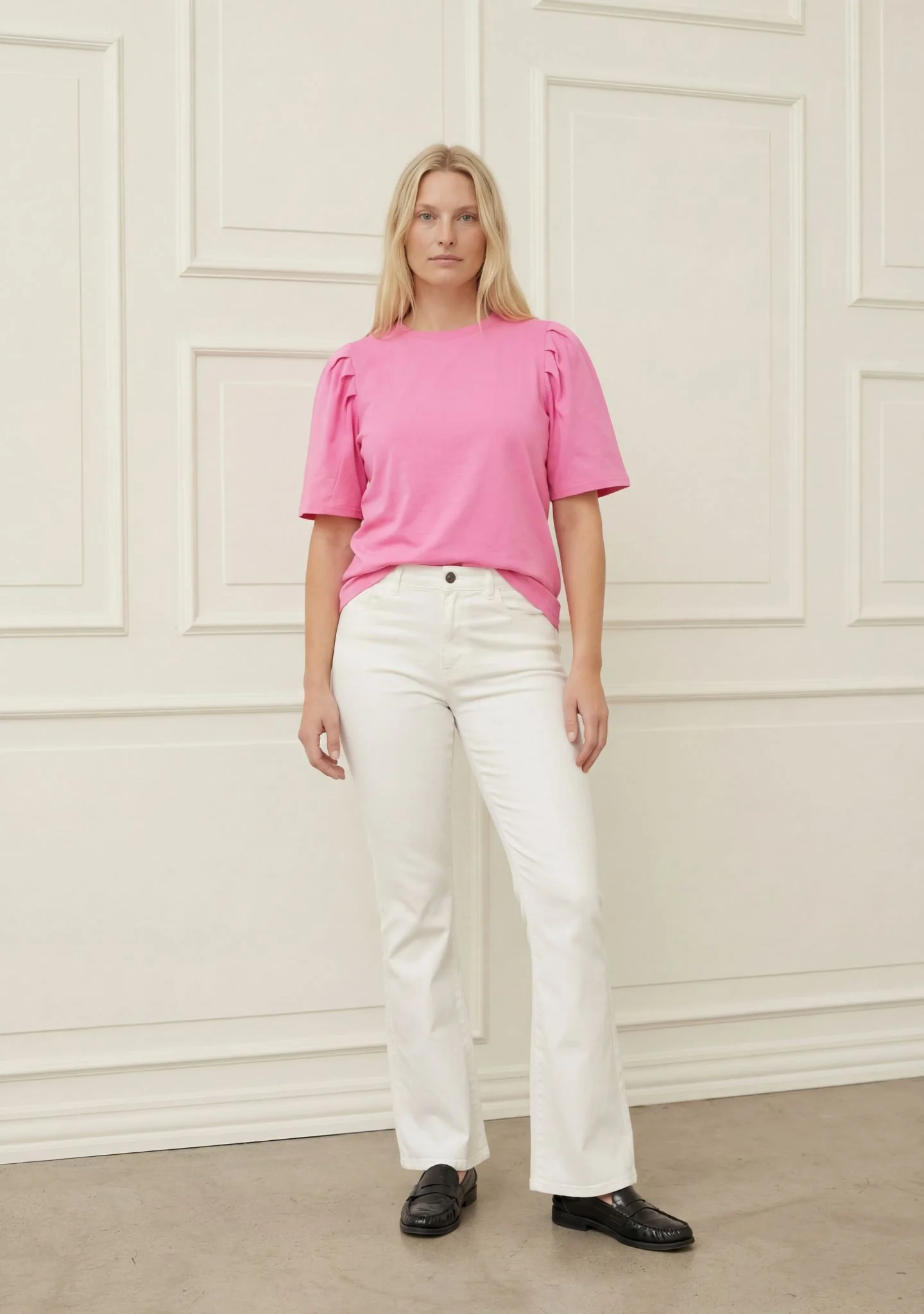Carpi Twill Flare Pant - Broken White - Image 5
