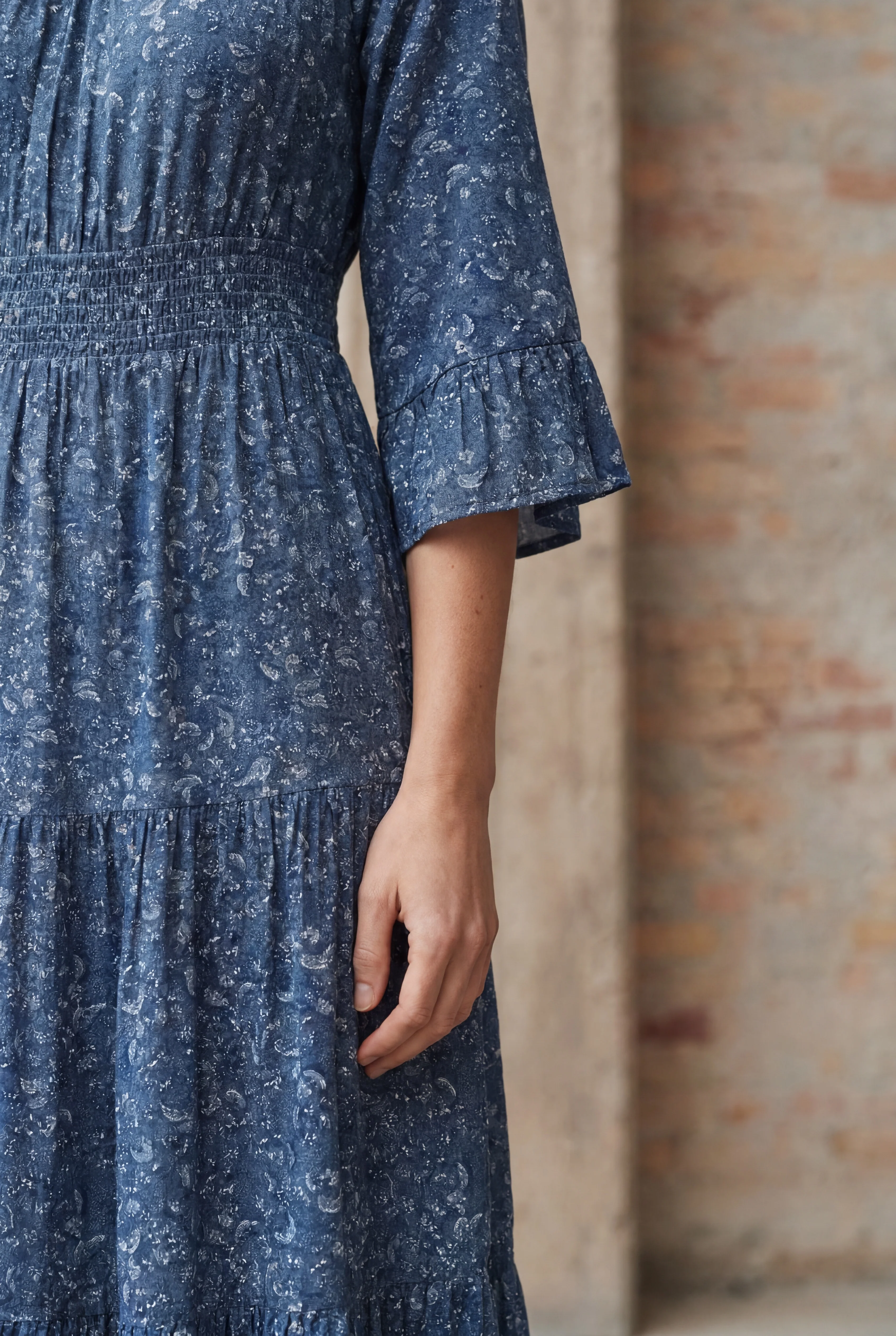 Chantel Dress - Blue Flower - Image 4
