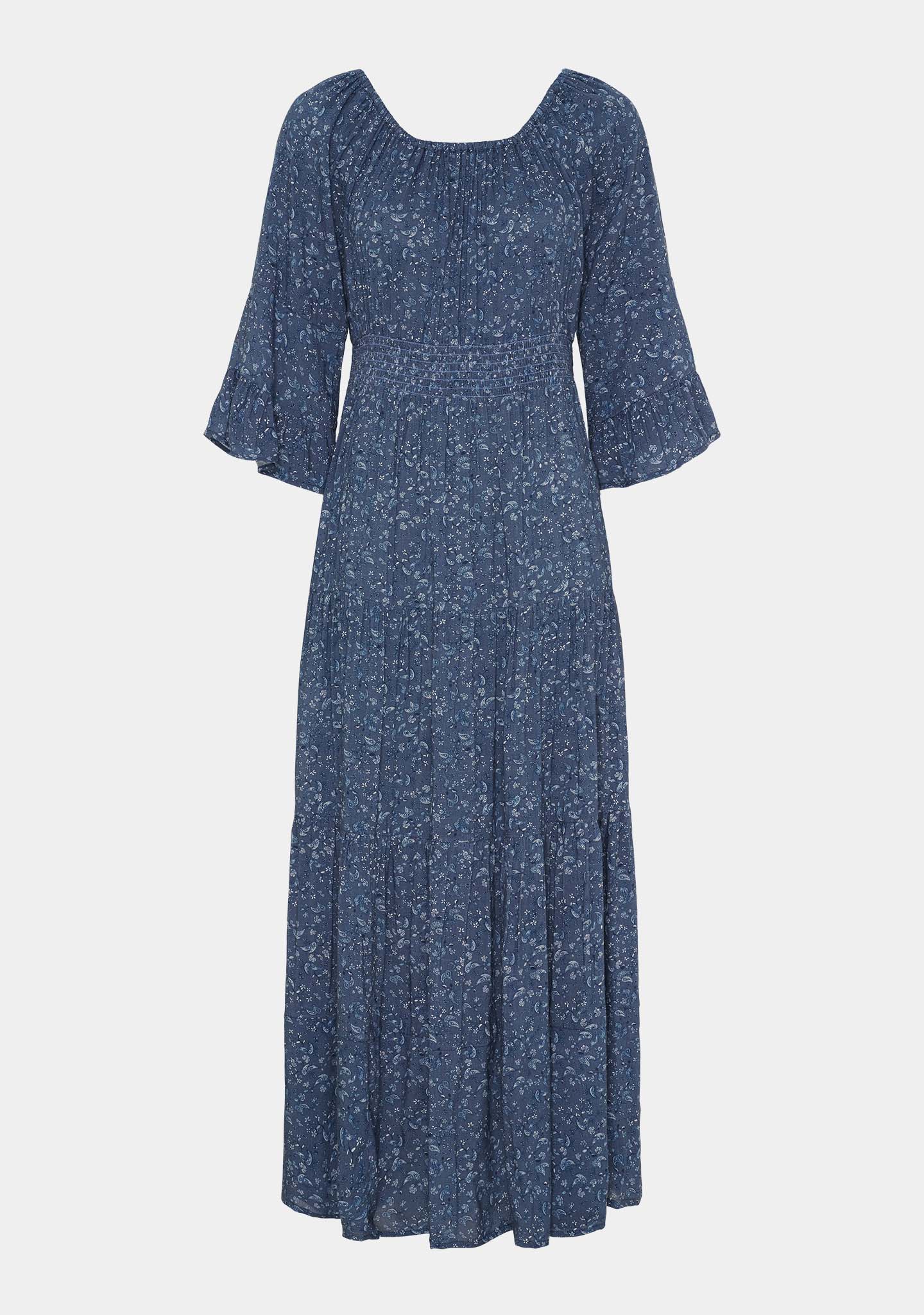 Chantel Dress - Blue Flower - Image 5