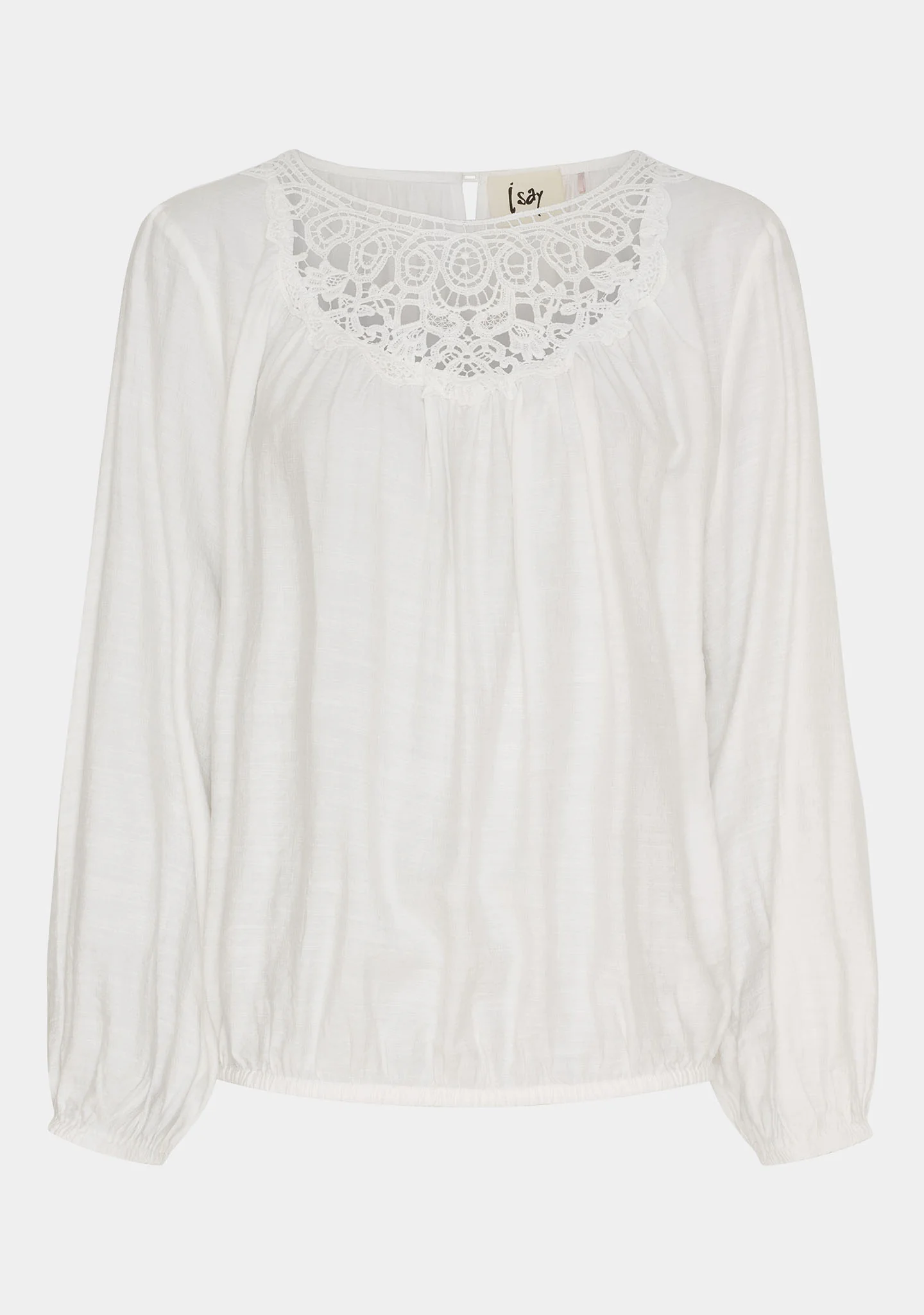 Cleo Lace Blouse - Broken White - Image 6