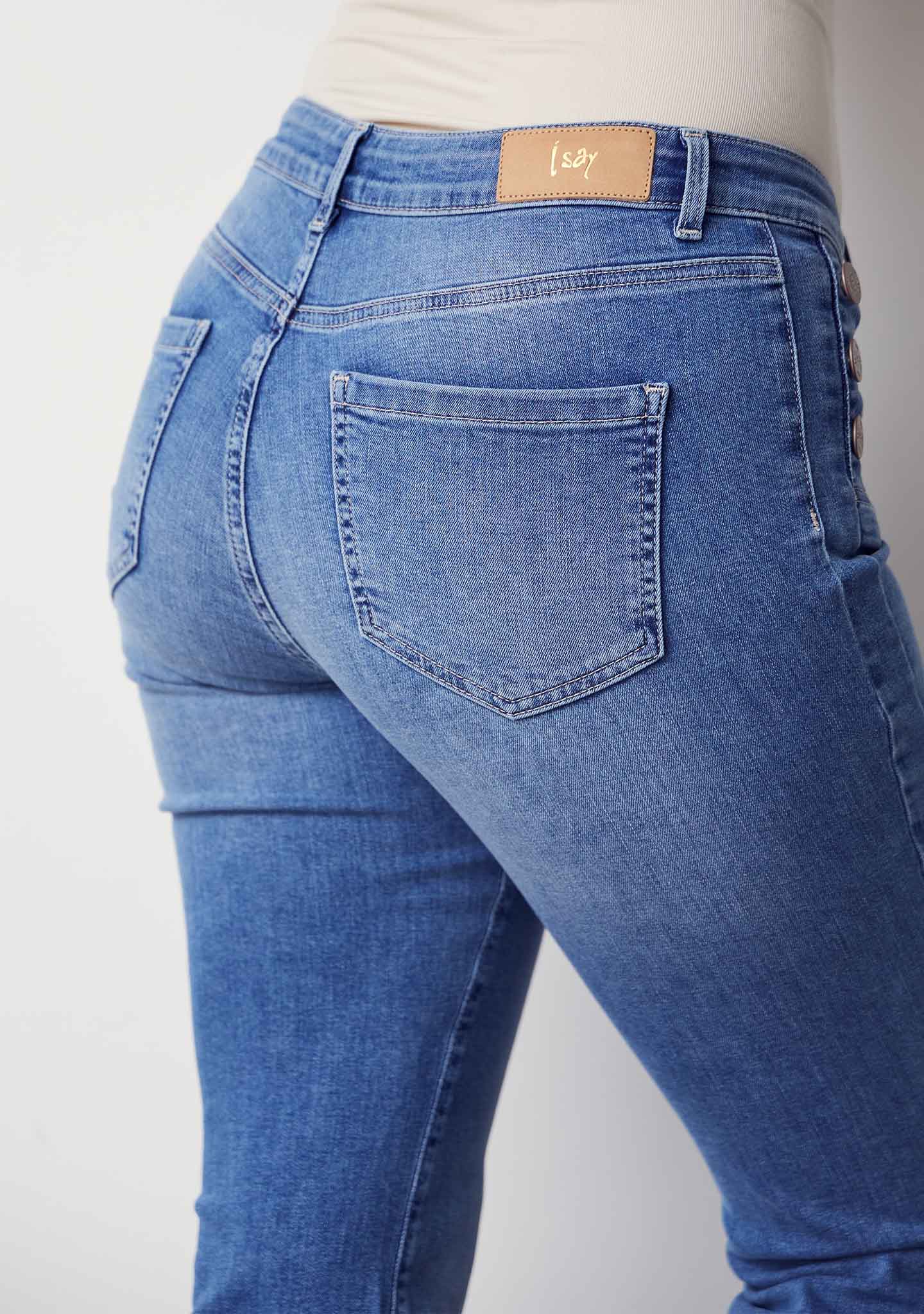 Como Button Jeans - Como Basic Wash - Image 5