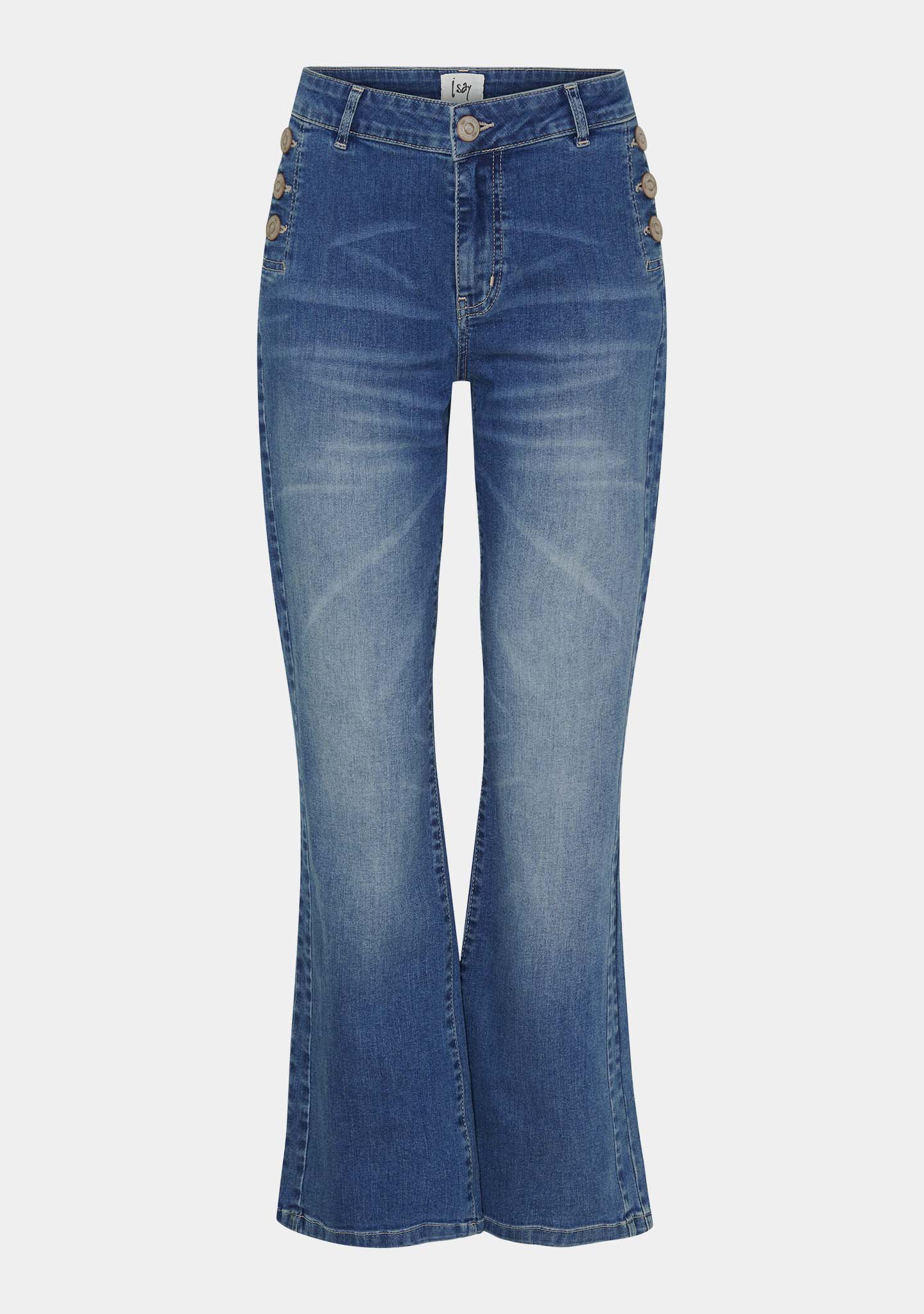 Como Button Jeans - Como Blue Wash - Image 6