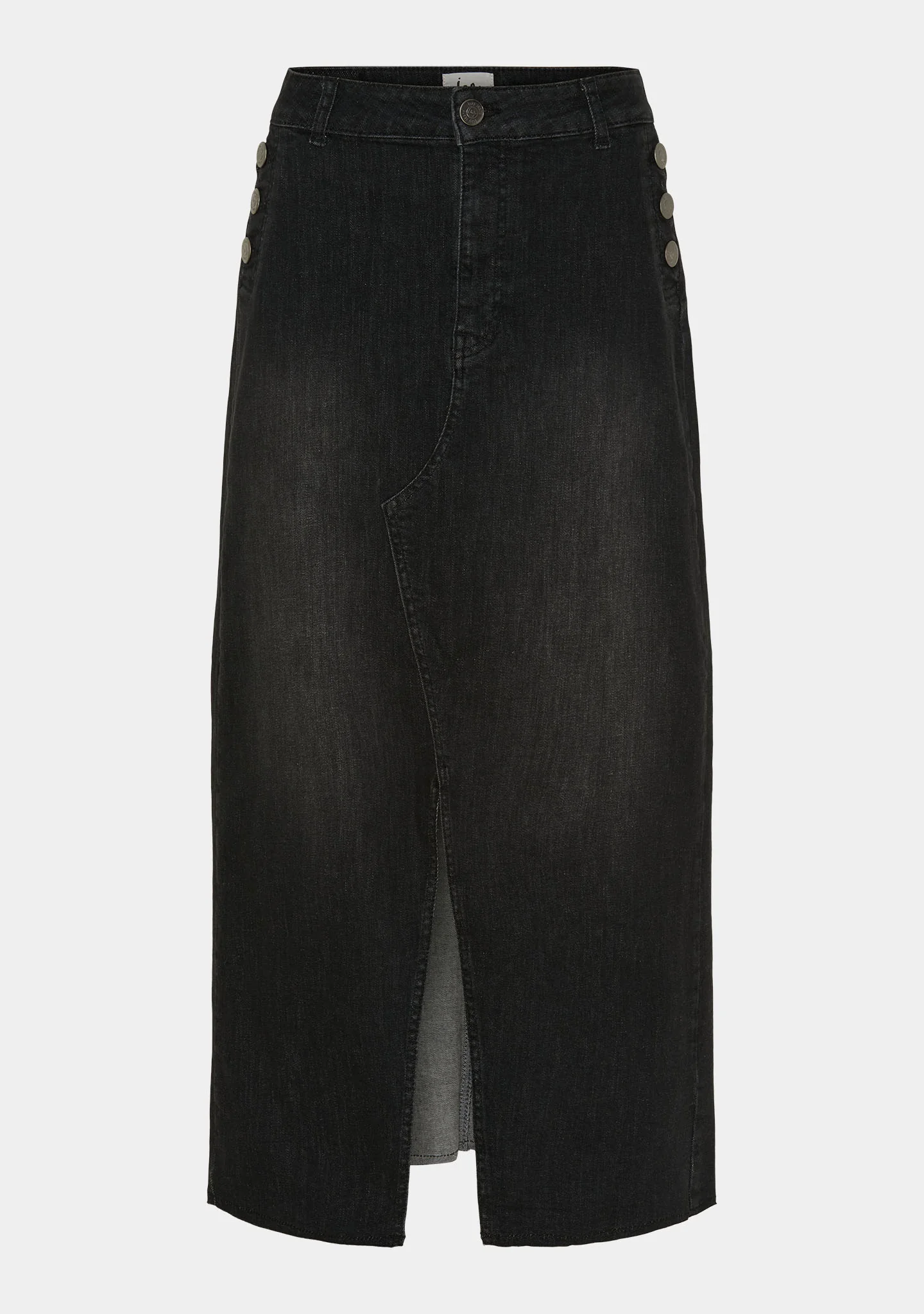 Como Denim Skirt - Washed Black - Image 6