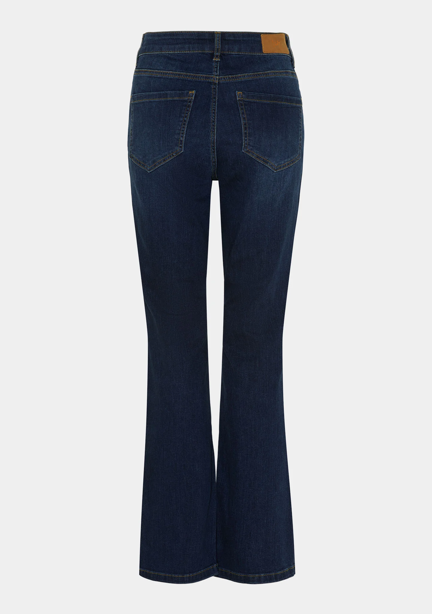 Como Flare Button Jeans - Dark denim - Image 7