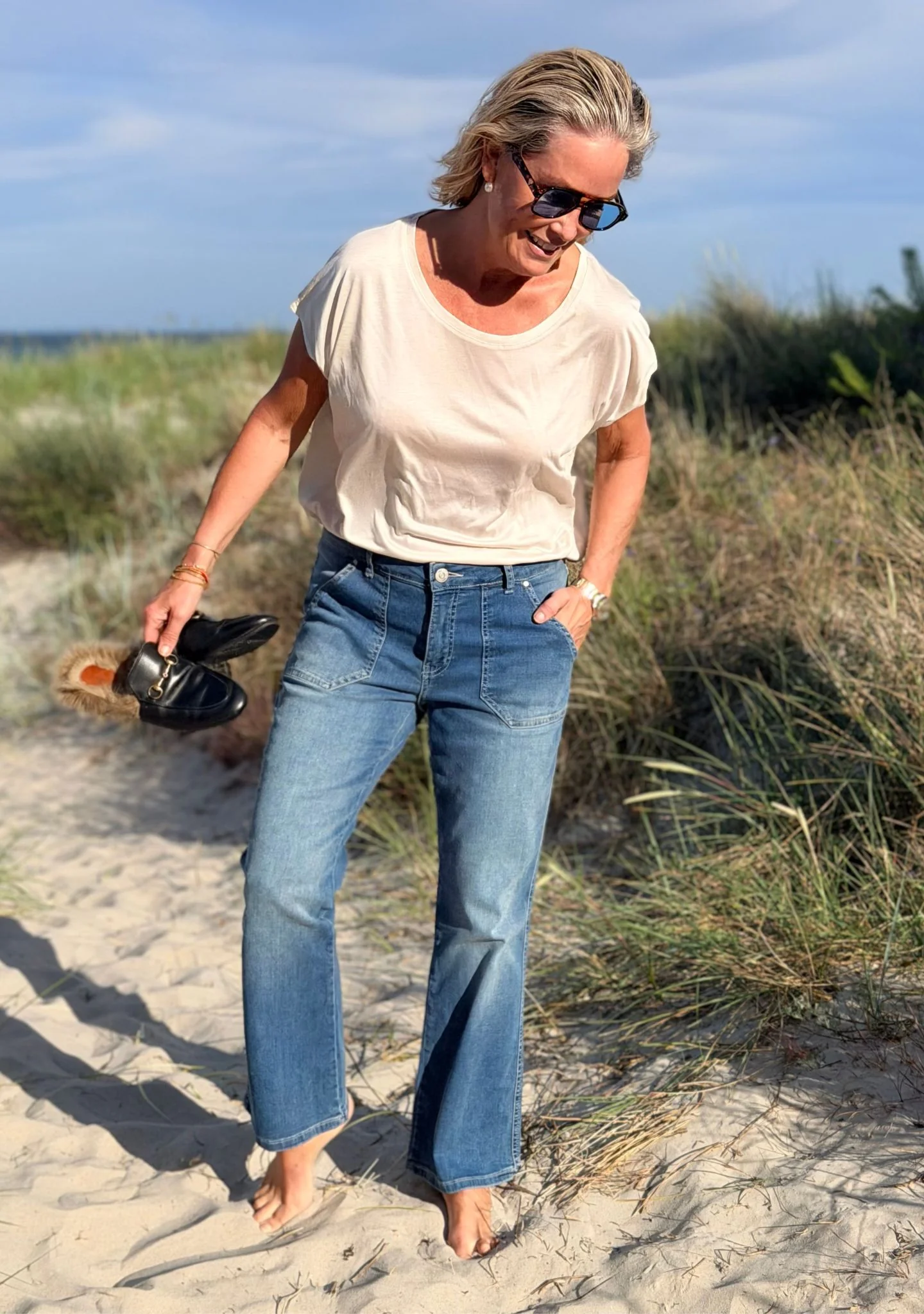 Como Flare Jeans - Como Basic Wash - Image 7