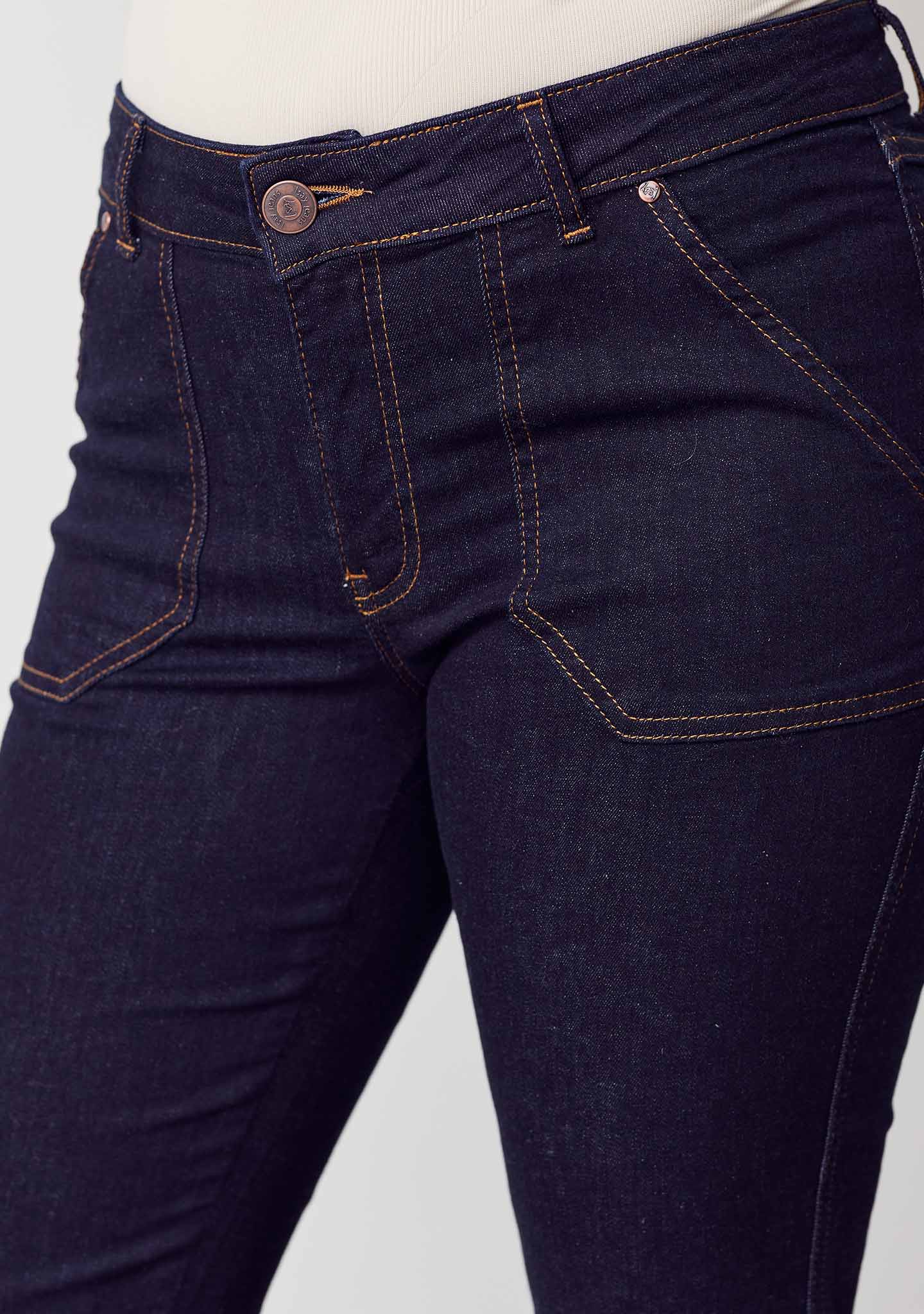 Como Flare Jeans - Unwashed Denim - Image 4