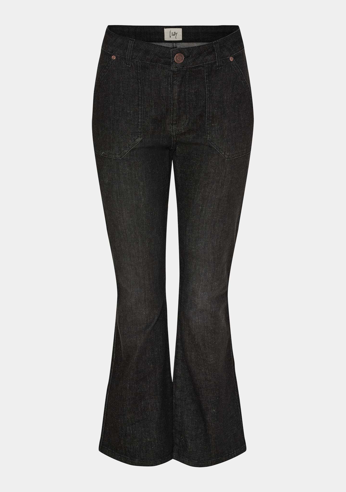Como Flare Jeans - Washed Grey - Image 3
