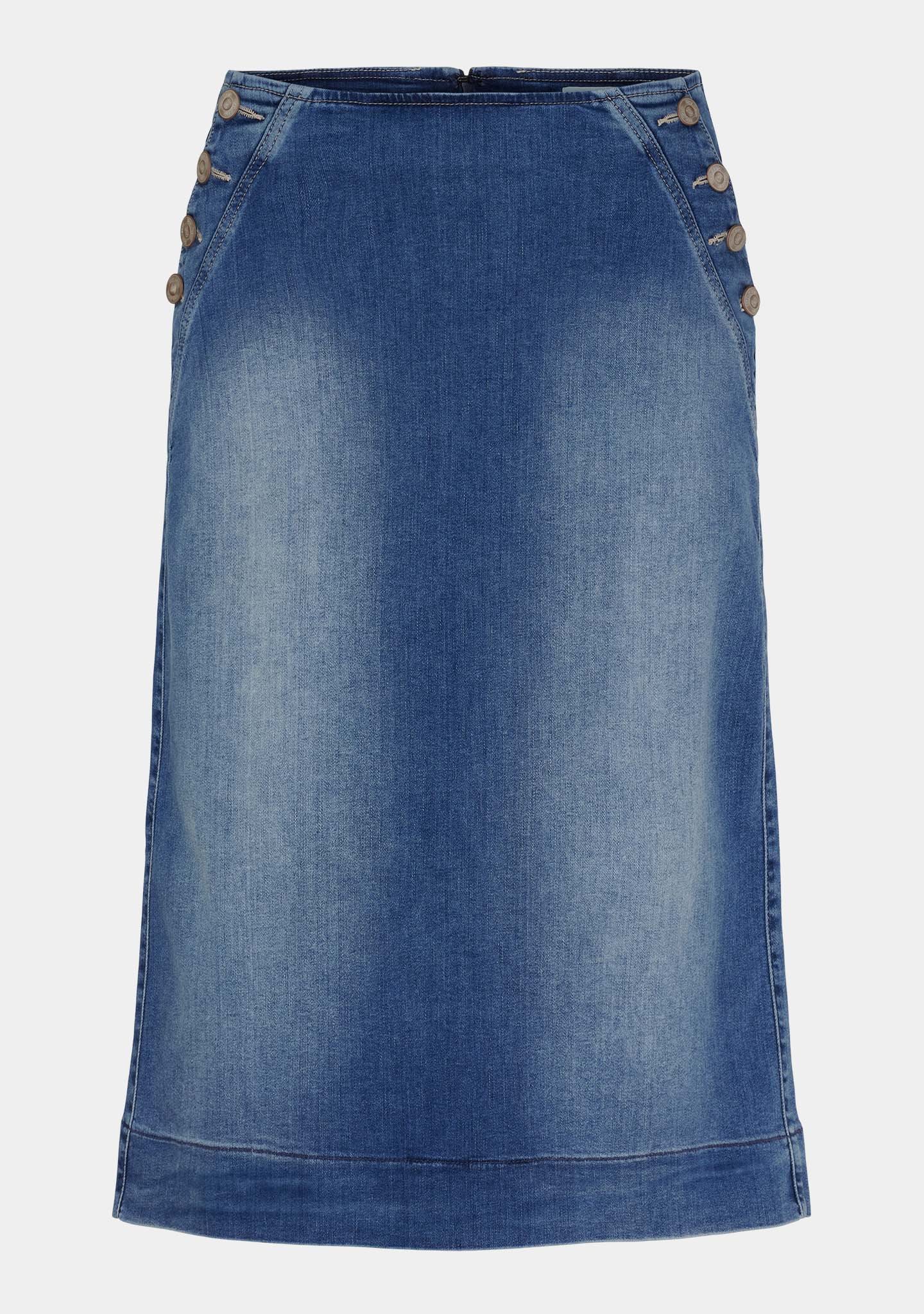Como Highwaist Skirt - Como Blue Wash - Image 5