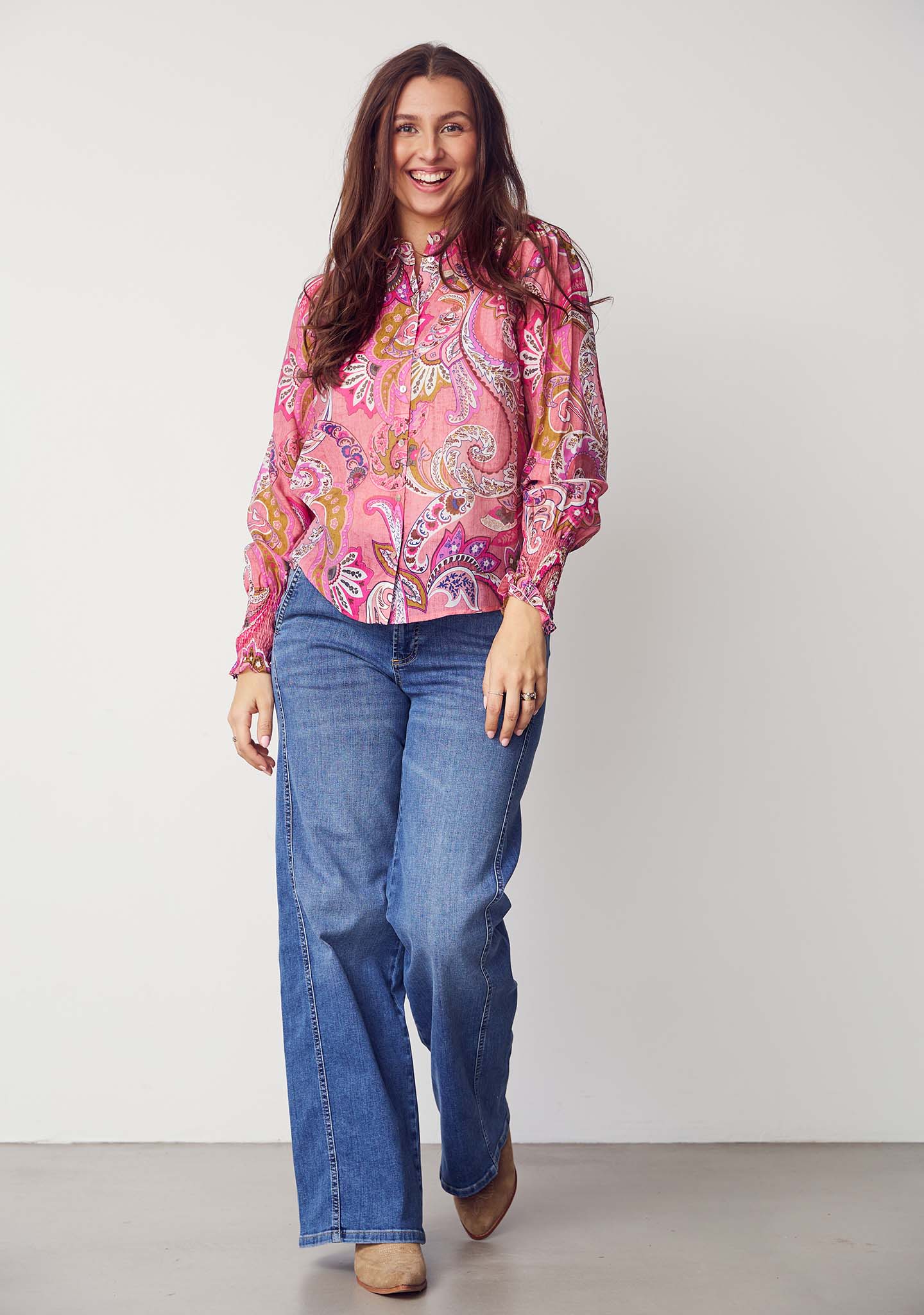 Como New Wide Jeans - Mid Denim Wash - Image 4