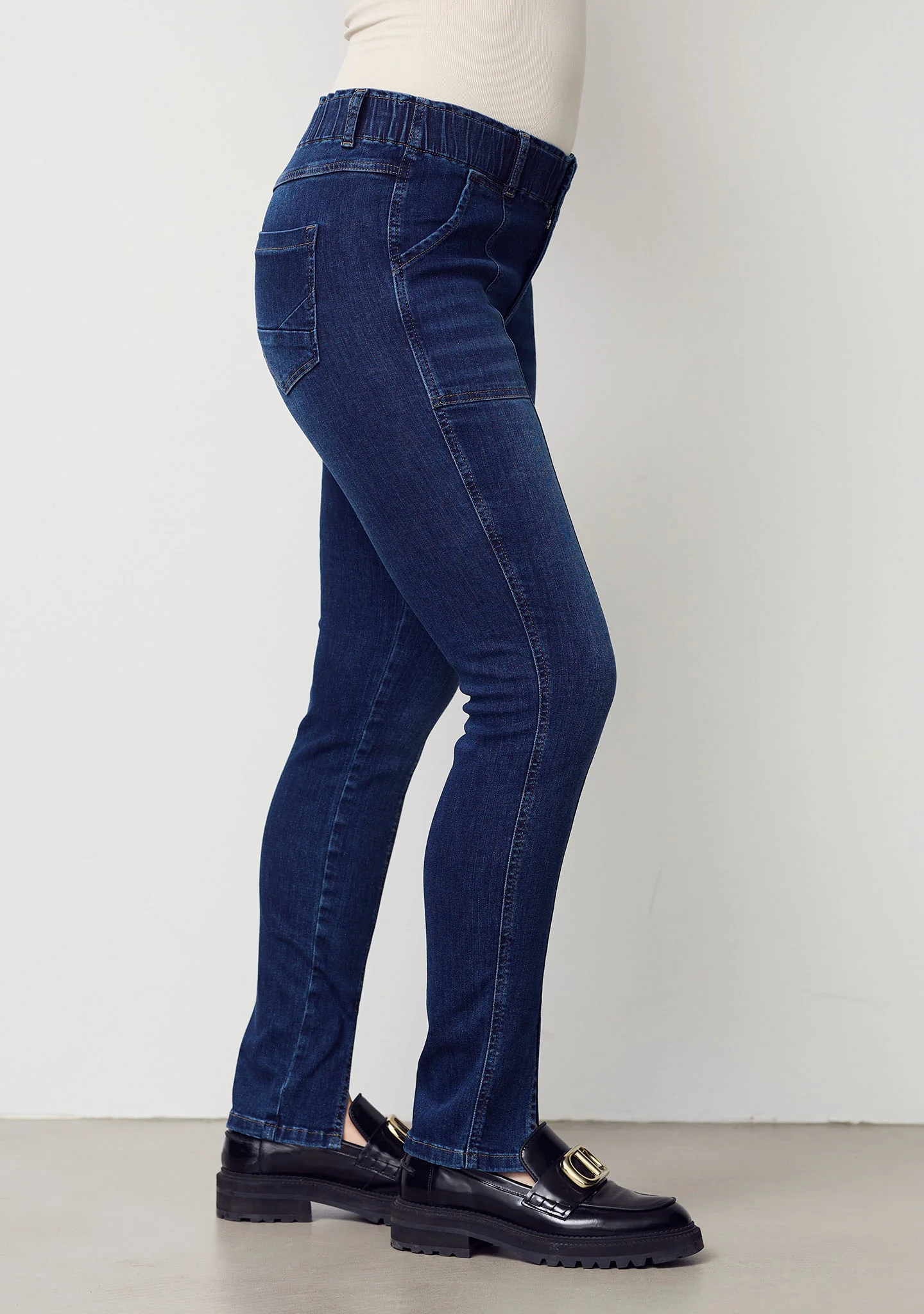 Como Split Jeans - Dark denim - Image 2
