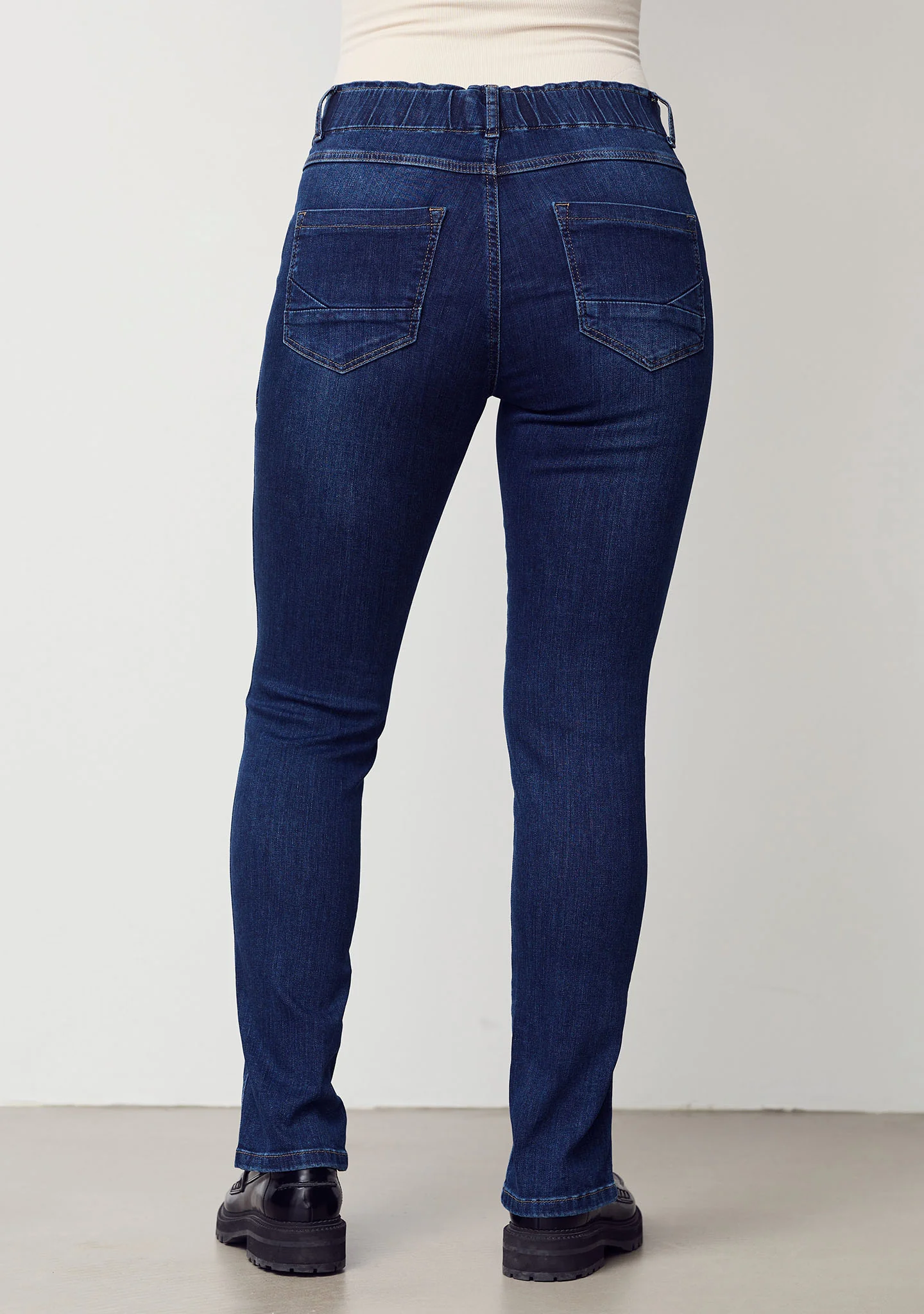 Como Split Jeans - Dark denim - Image 3