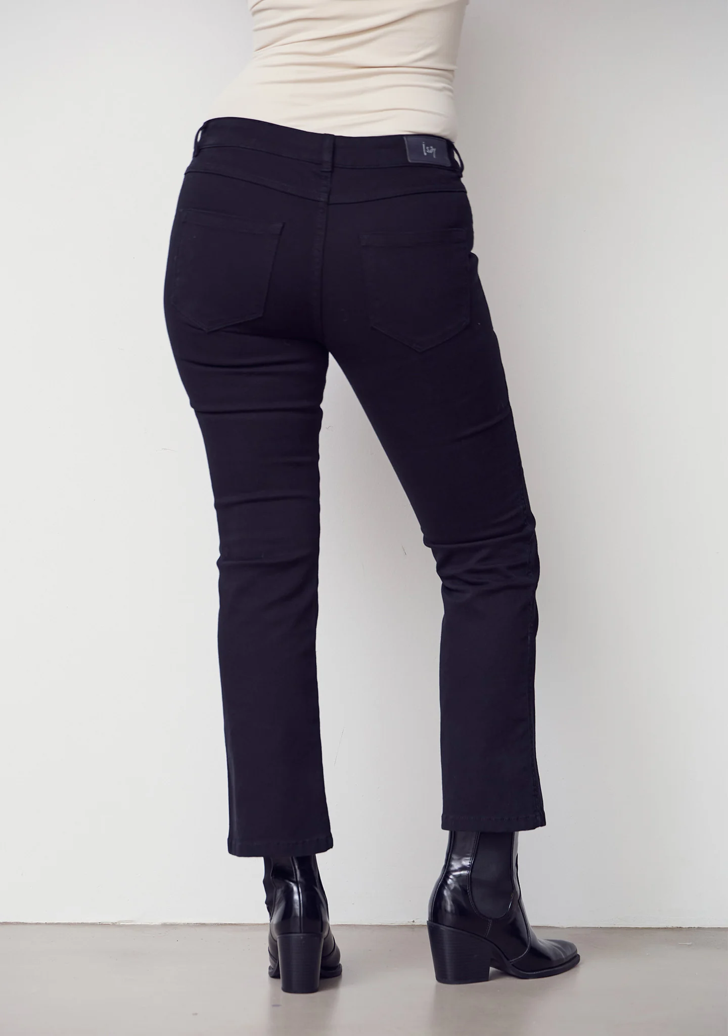 Como Twill Flare Pant - Black - Image 3