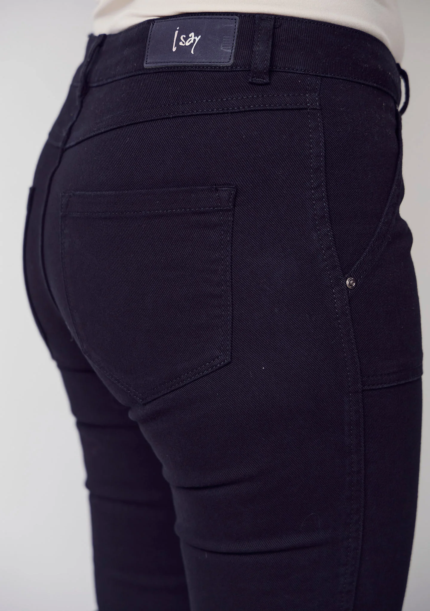 Como Twill Flare Pant - Black - Image 4