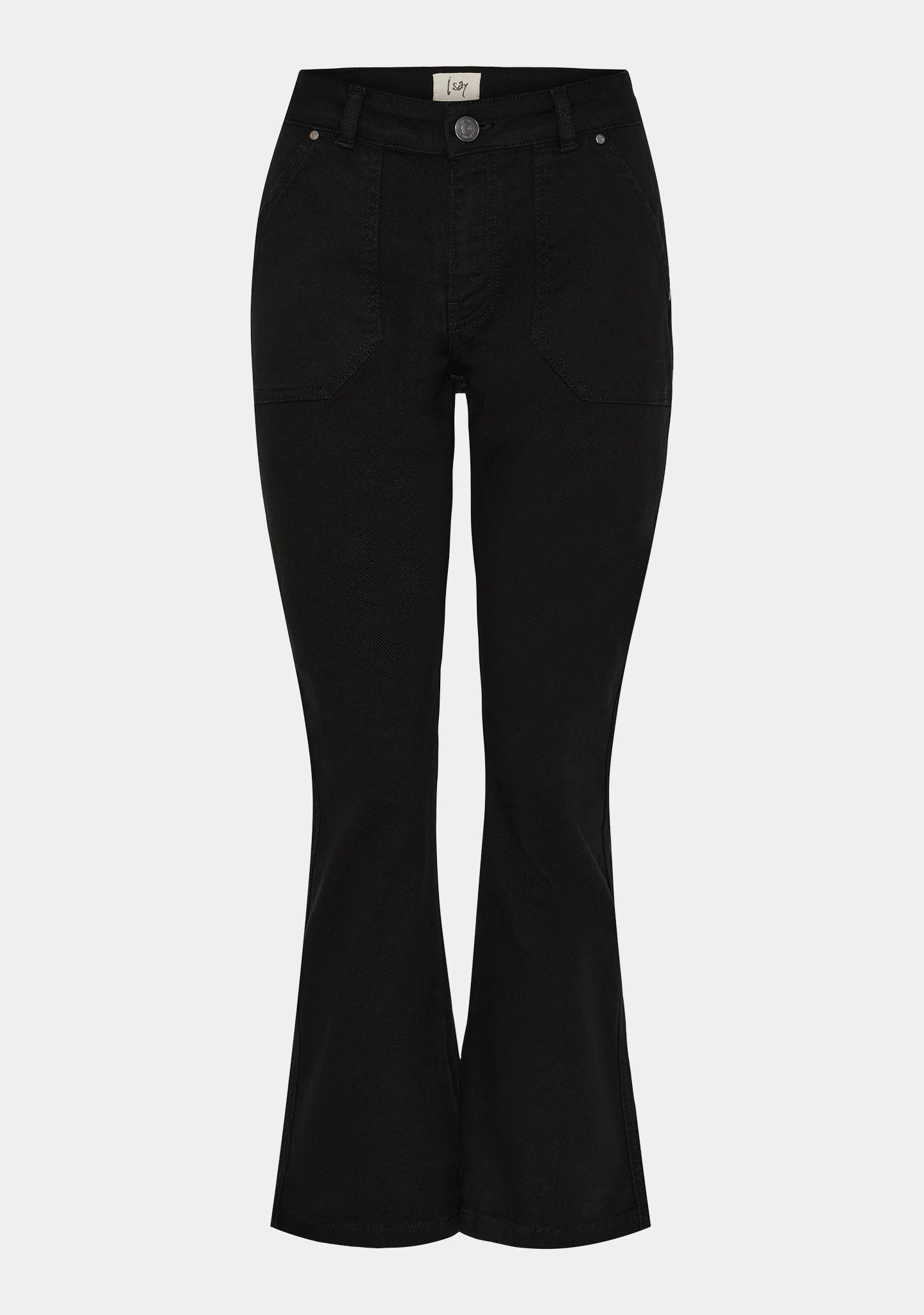 Como Twill Flare Pant - Black - Image 6