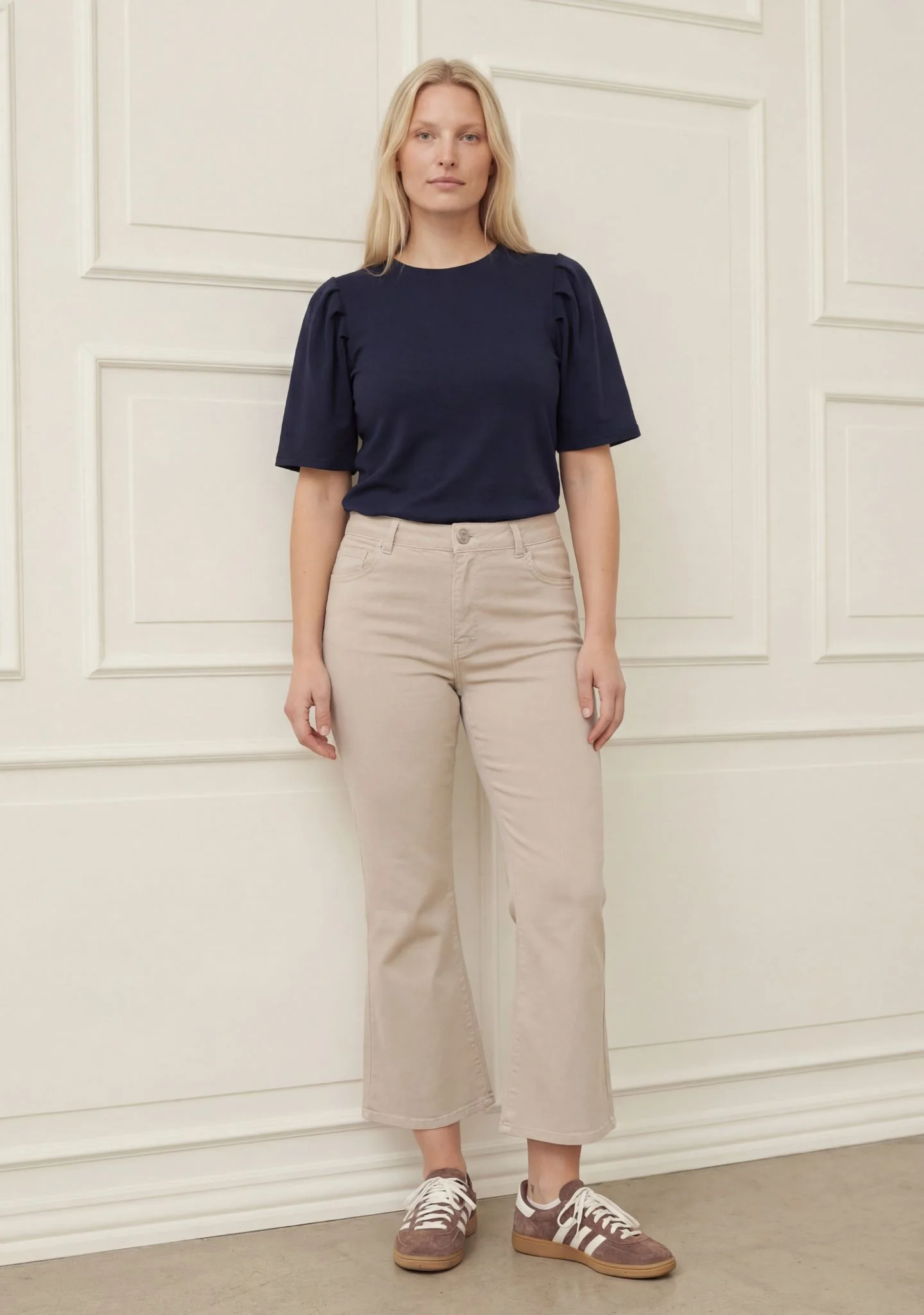 Como Twill Kickflare Pant - Dark Sand - Image 3
