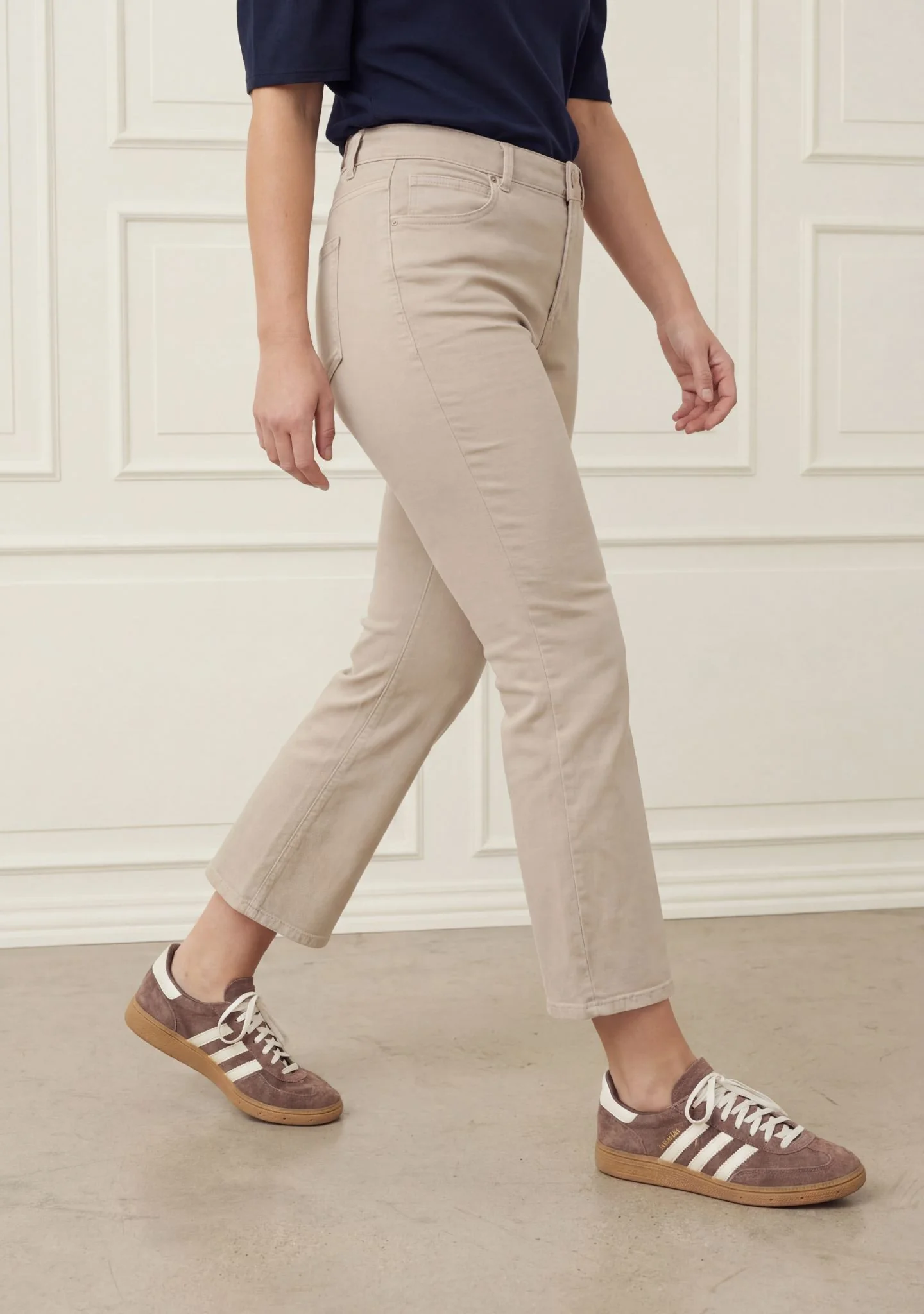 Como Twill Kickflare Pant - Dark Sand - Image 5