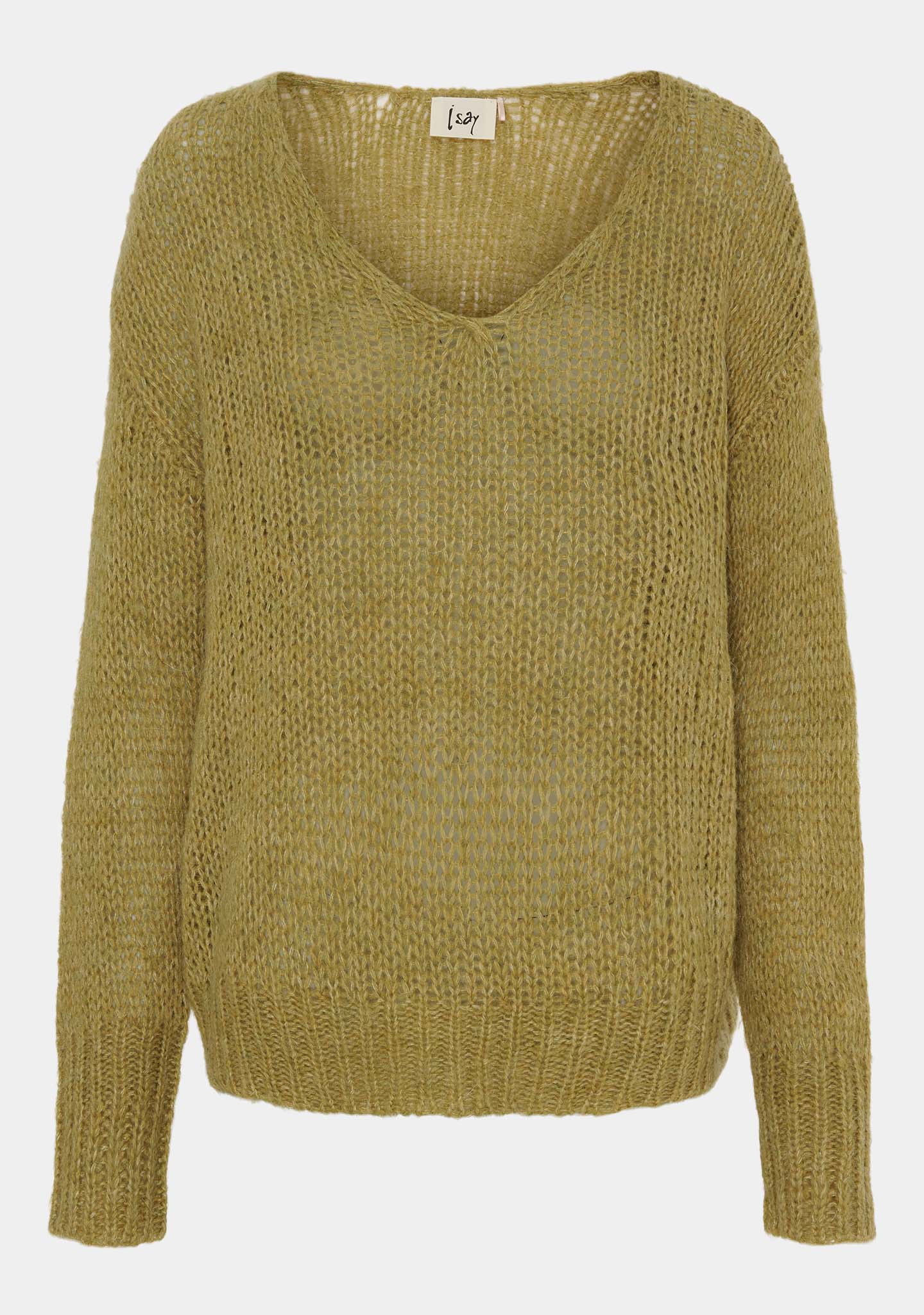 Cosima Knit - Lime Melange - Image 5
