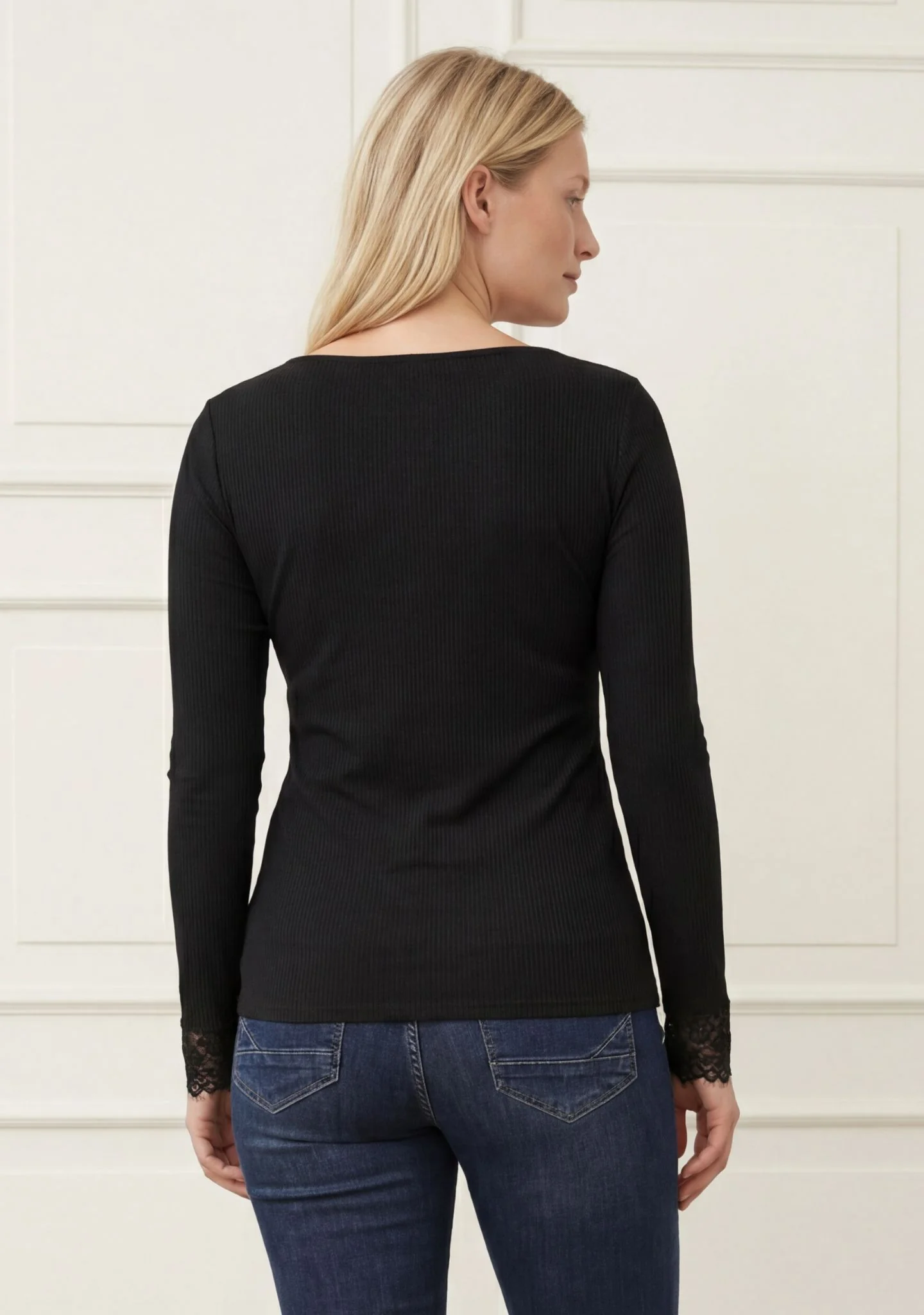 Dee Lace Blouse - Black - Image 3