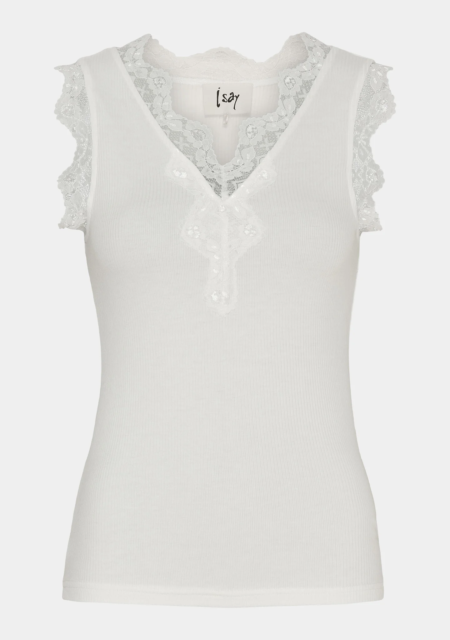 Dee Lace Top - White - Image 2