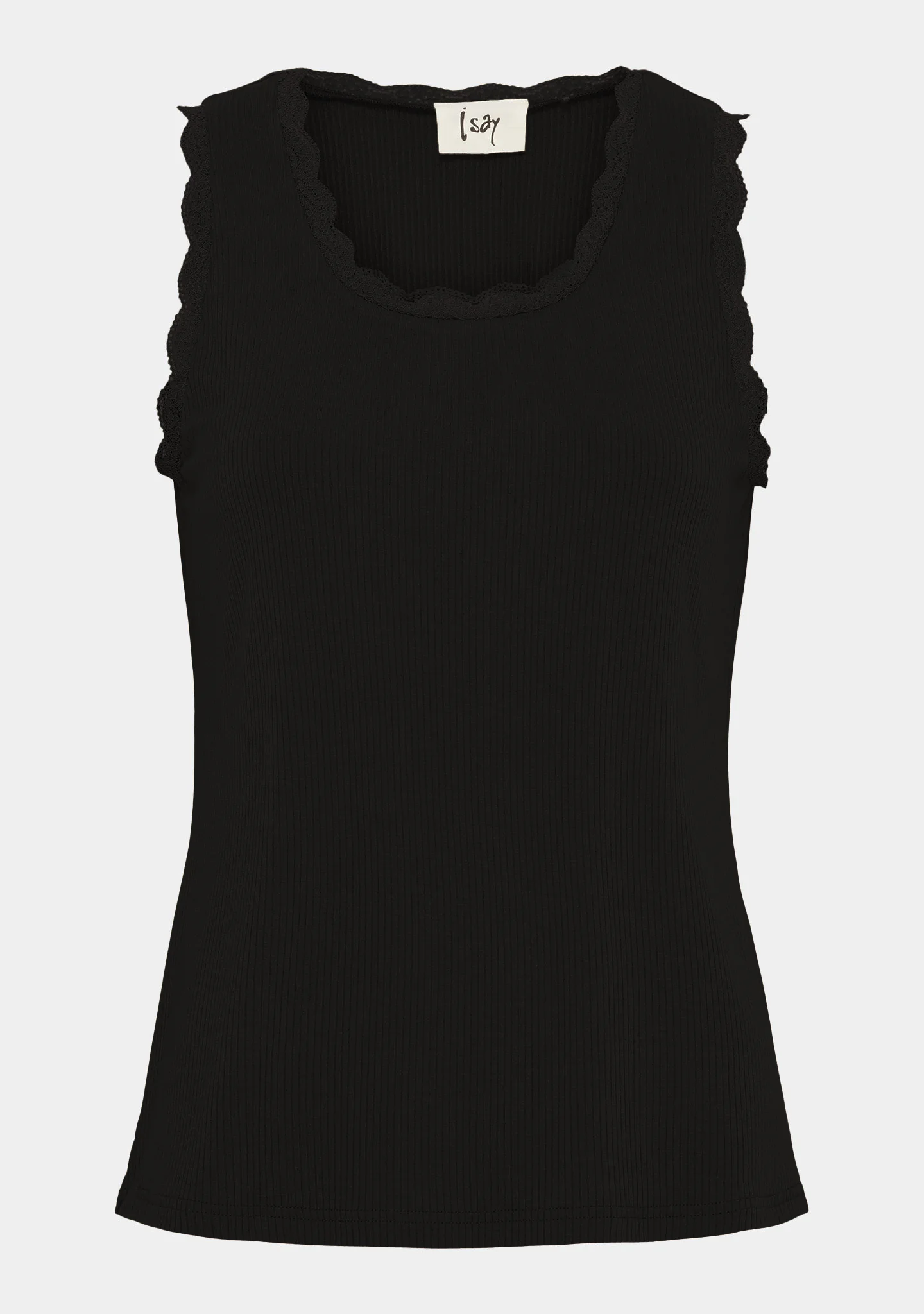 Dee O-Neck Top - Black - Image 5
