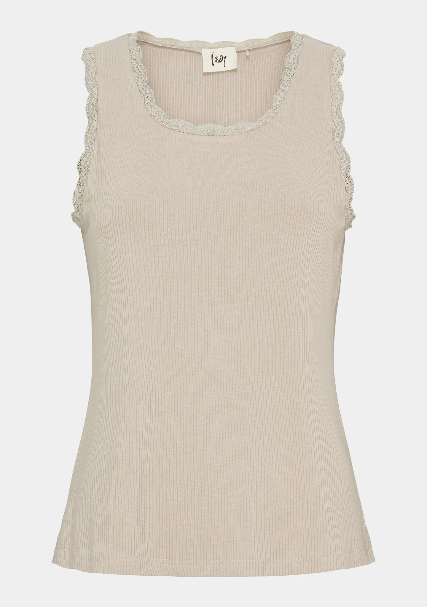 Dee O-Neck Top - Sand