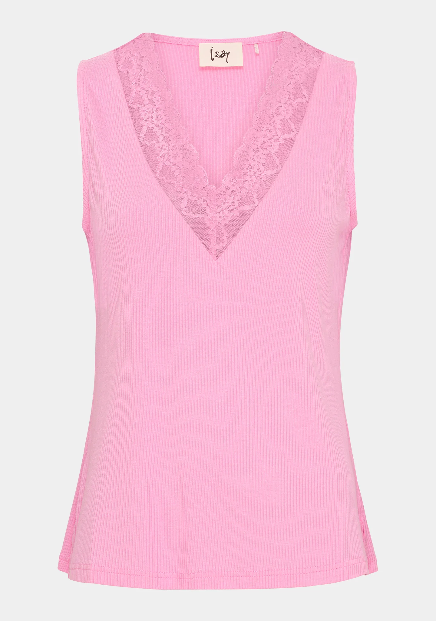 Dee V-Neck Top - Hot pink